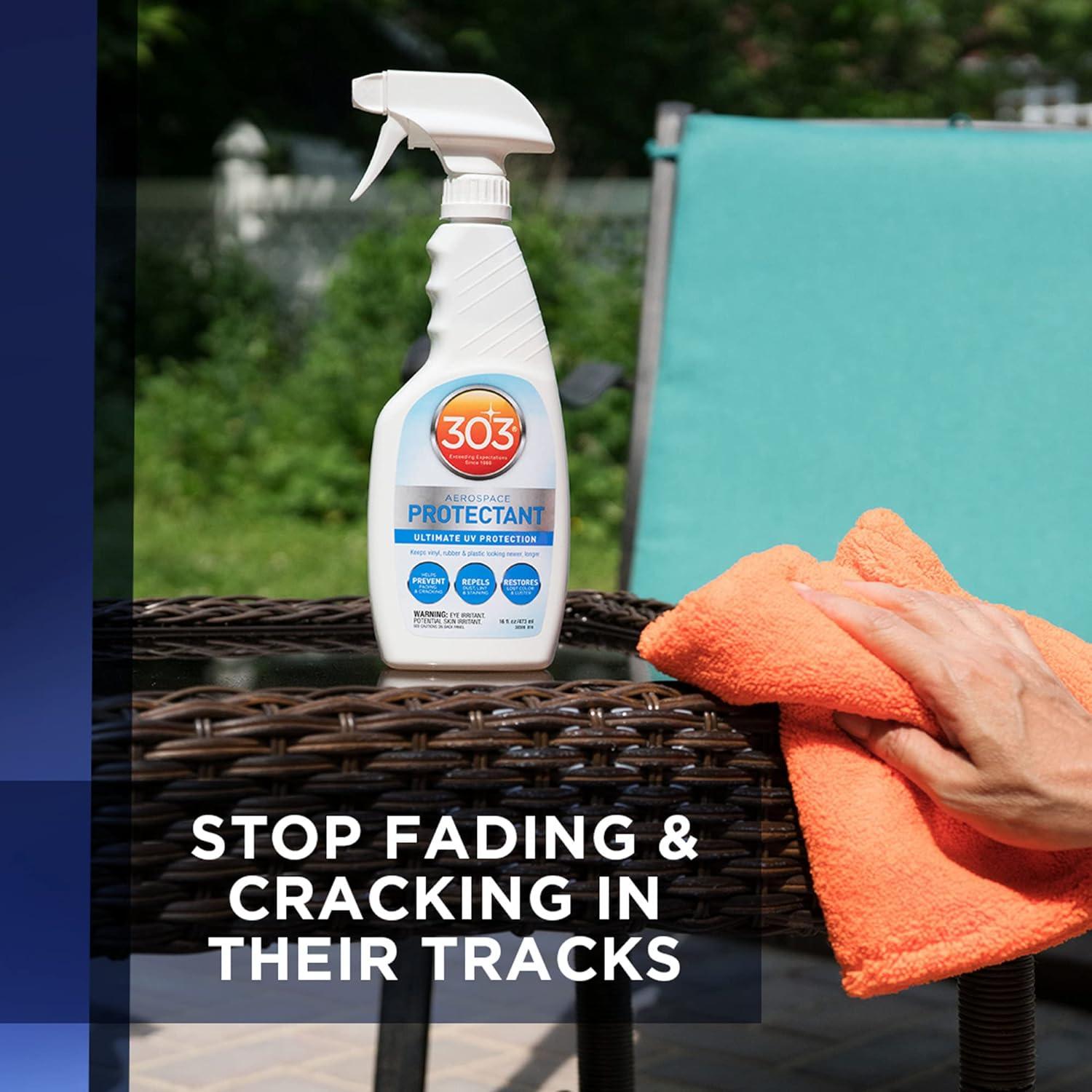 Spray Protectante UV 303 Productos 473 ml Blanco Multiusos