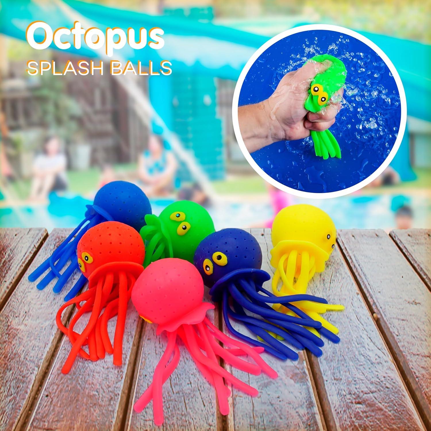 Bolas de Agua Octopus 4E's Novelty - Paquete de 6 Juguetes