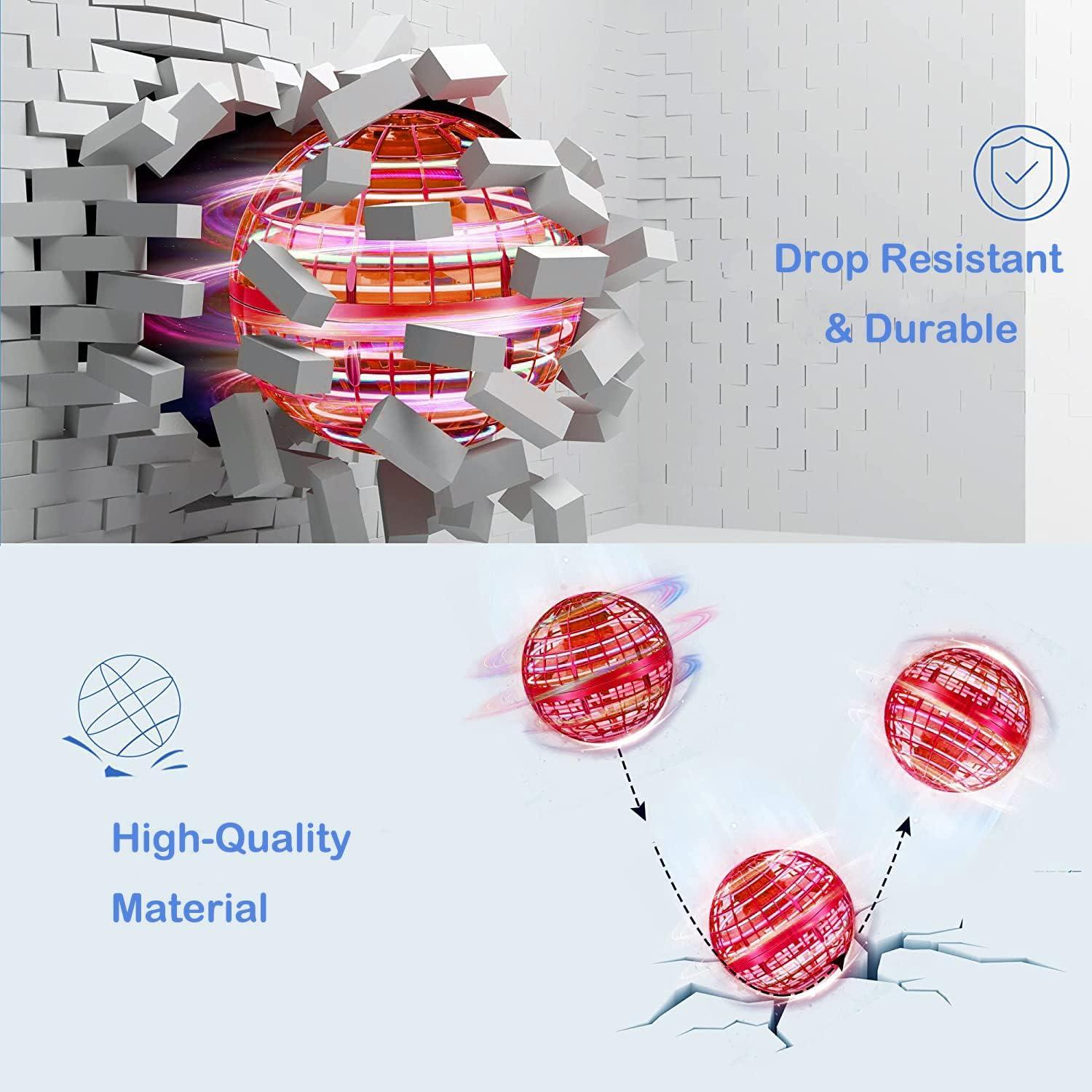 Bola Voladora HONBQYCC TSM006 con Luz RGB y Control Remoto