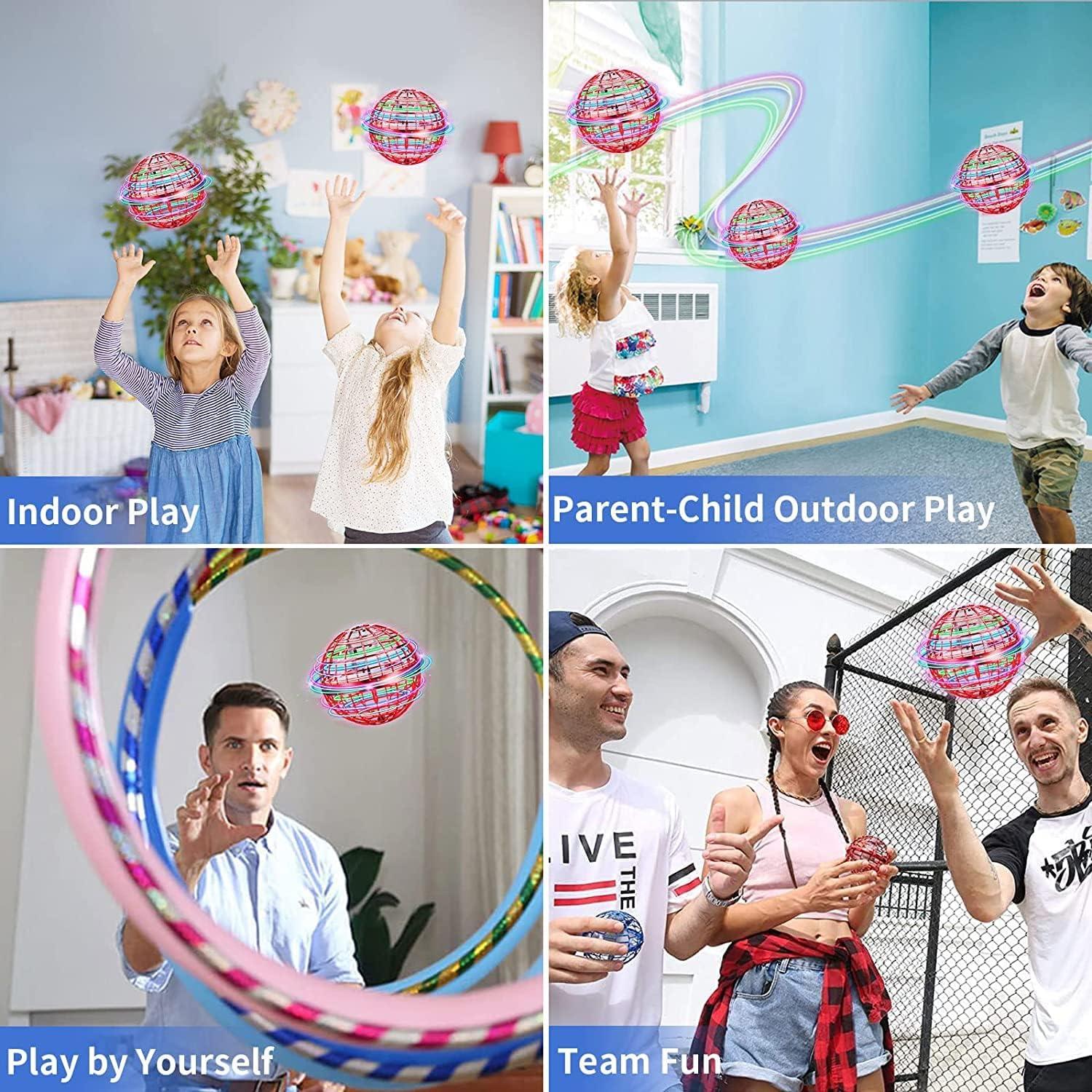 Bola Voladora HONBQYCC TSM006 con Luz RGB y Control Remoto