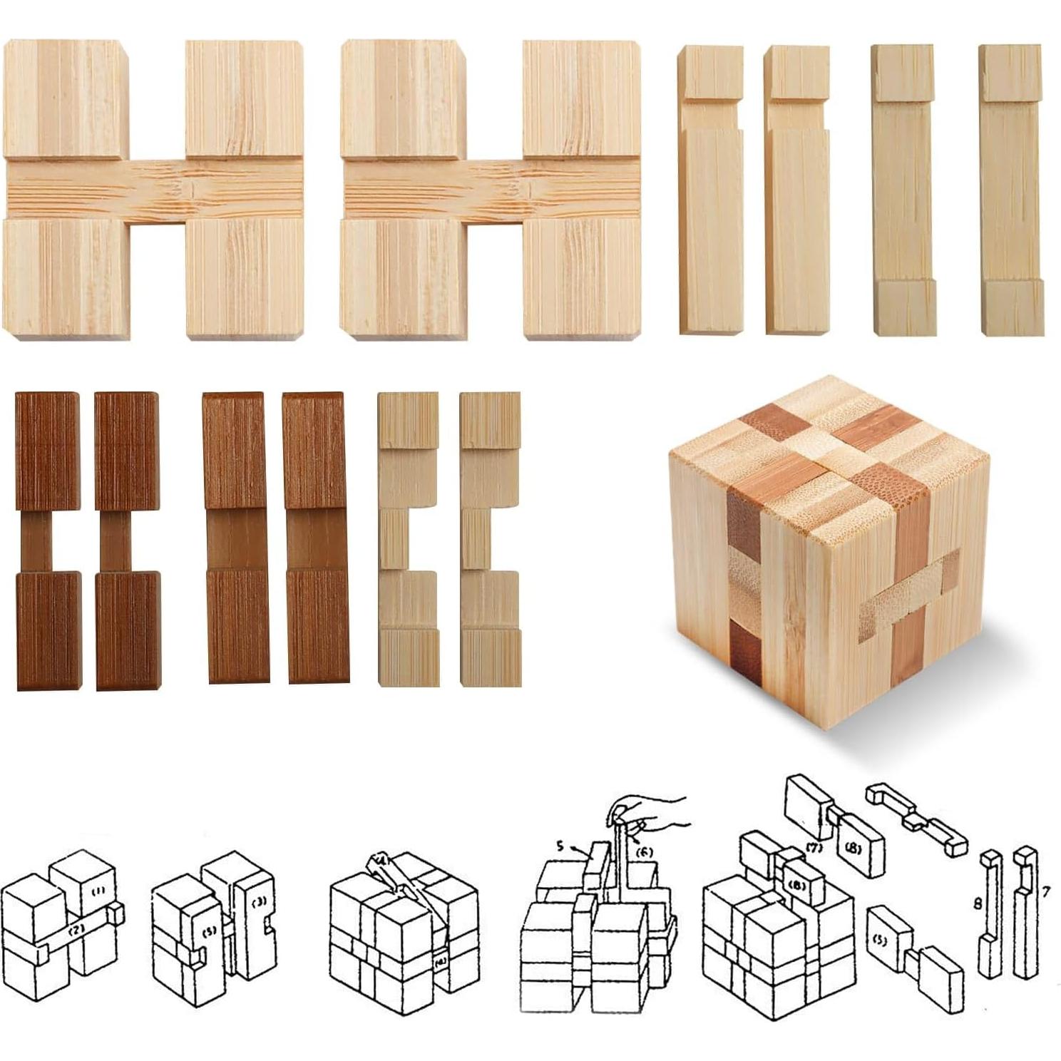 Rompecabezas de Madera Rich Boxer 3D - Juguete Intelectual