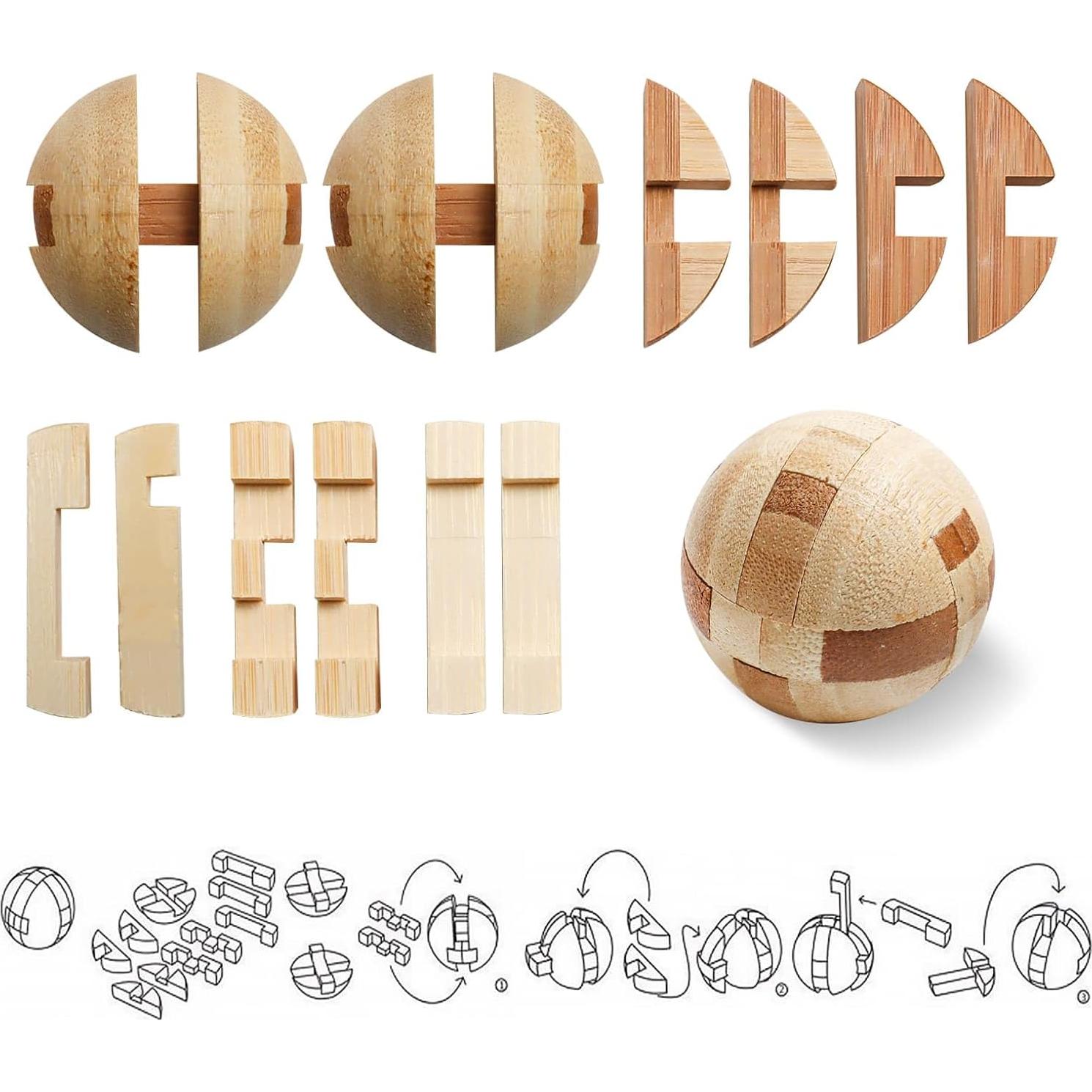 Rompecabezas de Madera Rich Boxer 3D - Juguete Intelectual