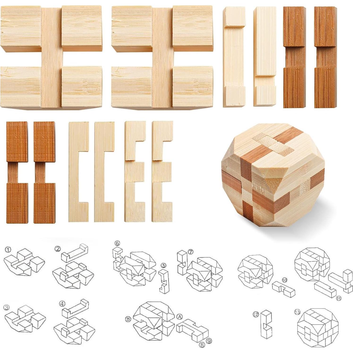 Rompecabezas de Madera Rich Boxer 3D - Juguete Intelectual