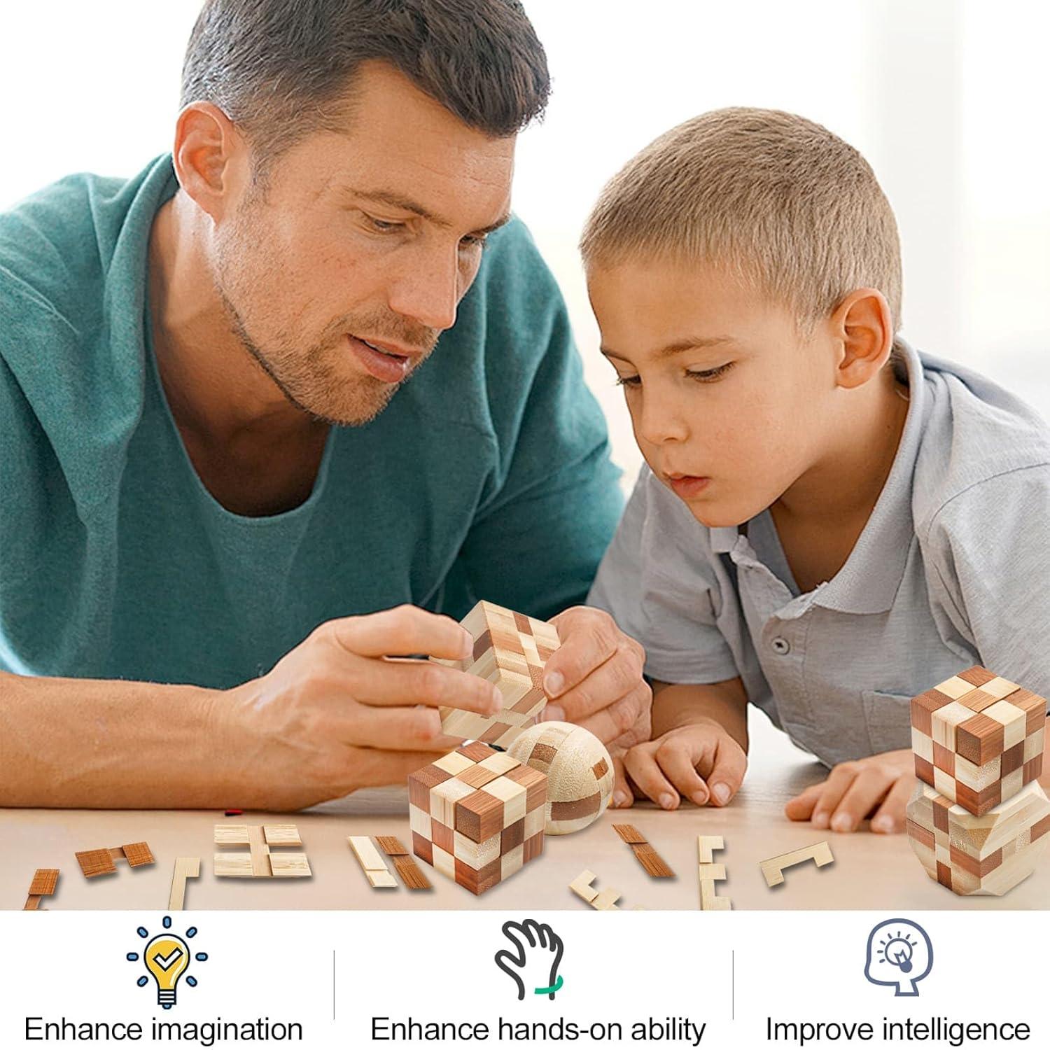 Rompecabezas de Madera Rich Boxer 3D - Juguete Intelectual