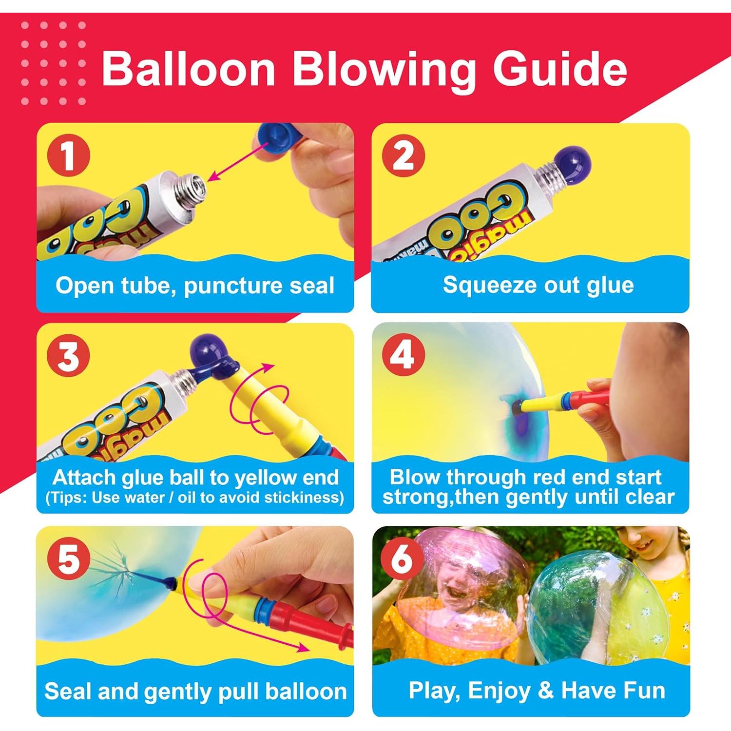 Globos de Plástico 4M FSG6305 - Kit de Burbujas Gigantes