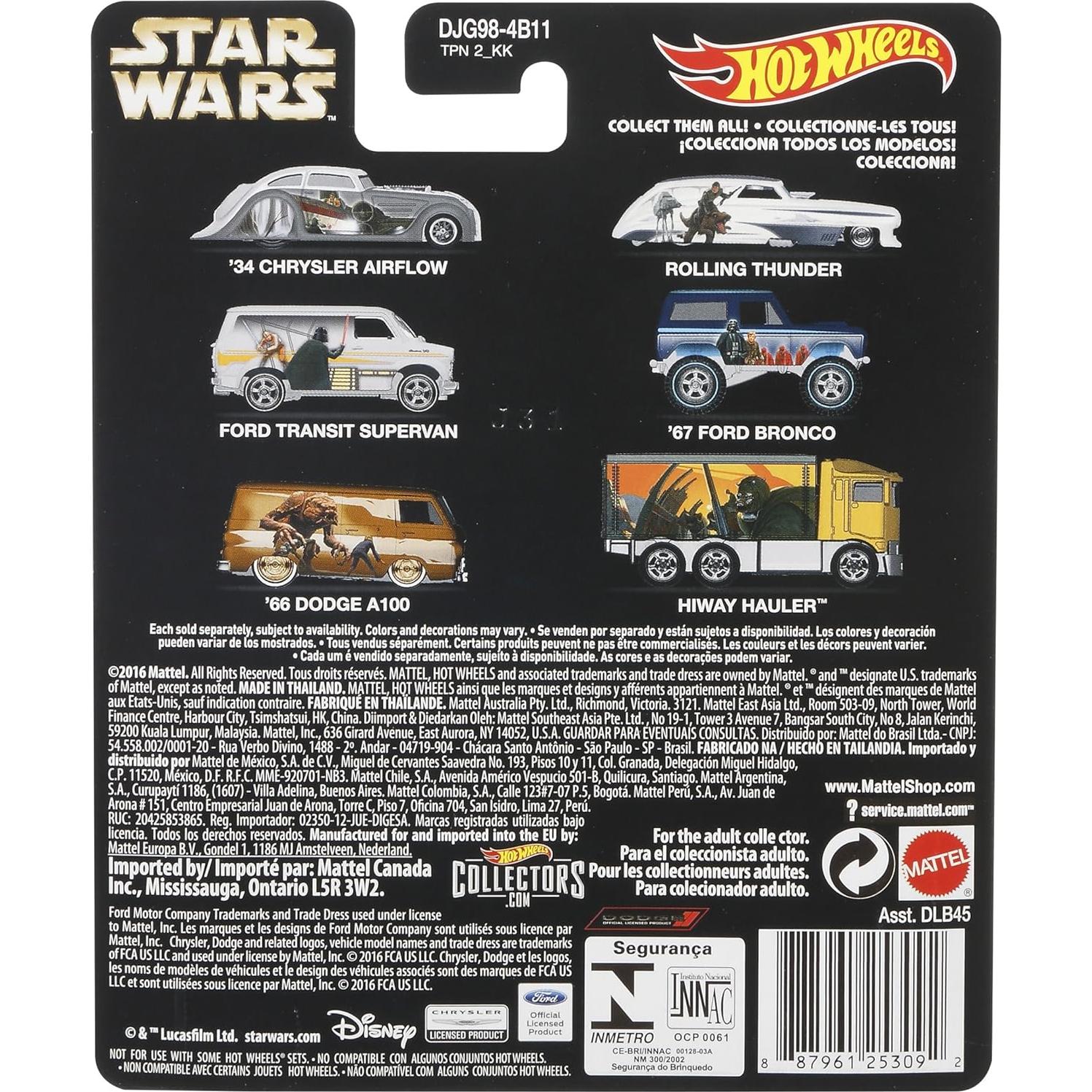 Vehículo Hiway Hauler Hot Wheels Star Wars 1:64