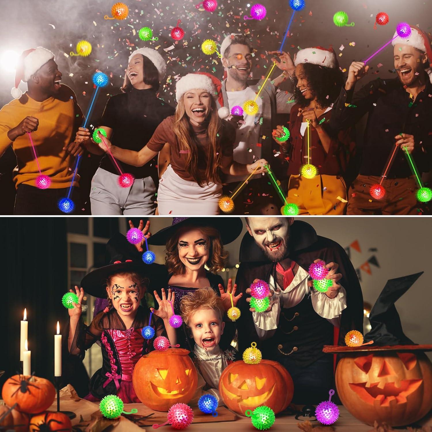 24 Pelotas Iluminadas SHQDD 6.5 cm Juguetes Sensoriales