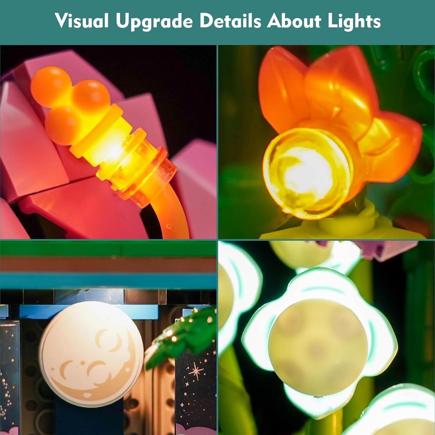 Kit de Luz LED LocoLee para Macetero de Moana LEGO 43252