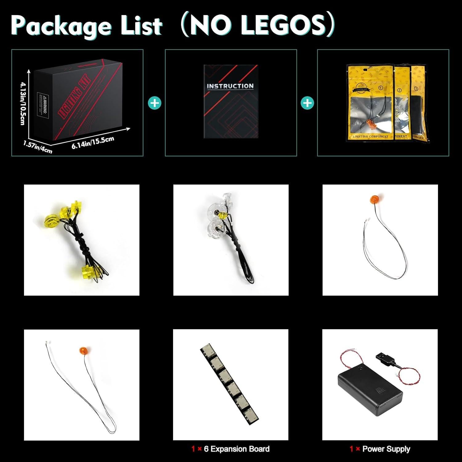 Kit de Luz LED LocoLee para Macetero de Moana LEGO 43252