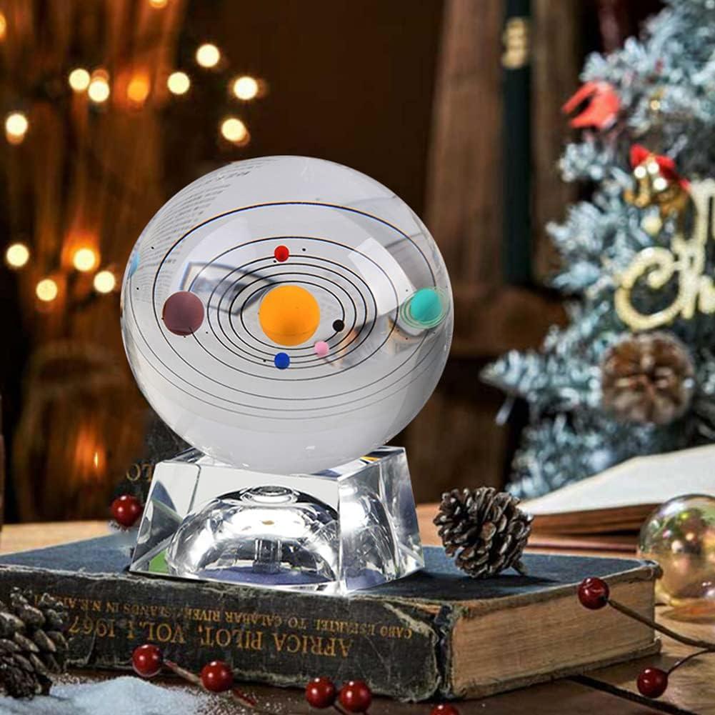 Bola del Sistema Solar Zulux 80mm con Base LED