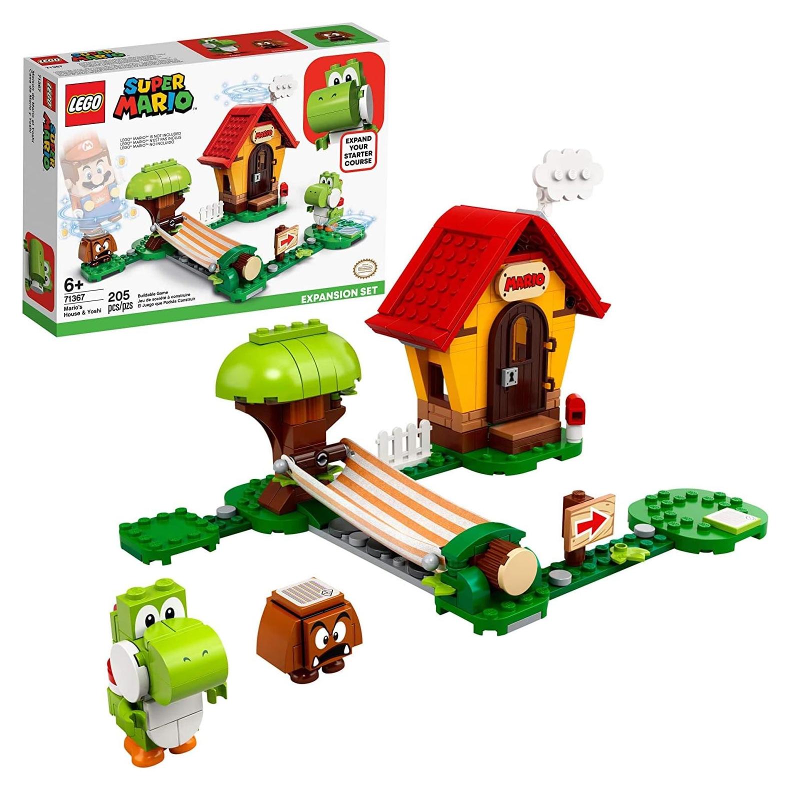LEGO Super Mario Casa de Mario y Set de Yoshi 71367 - 205 Piezas