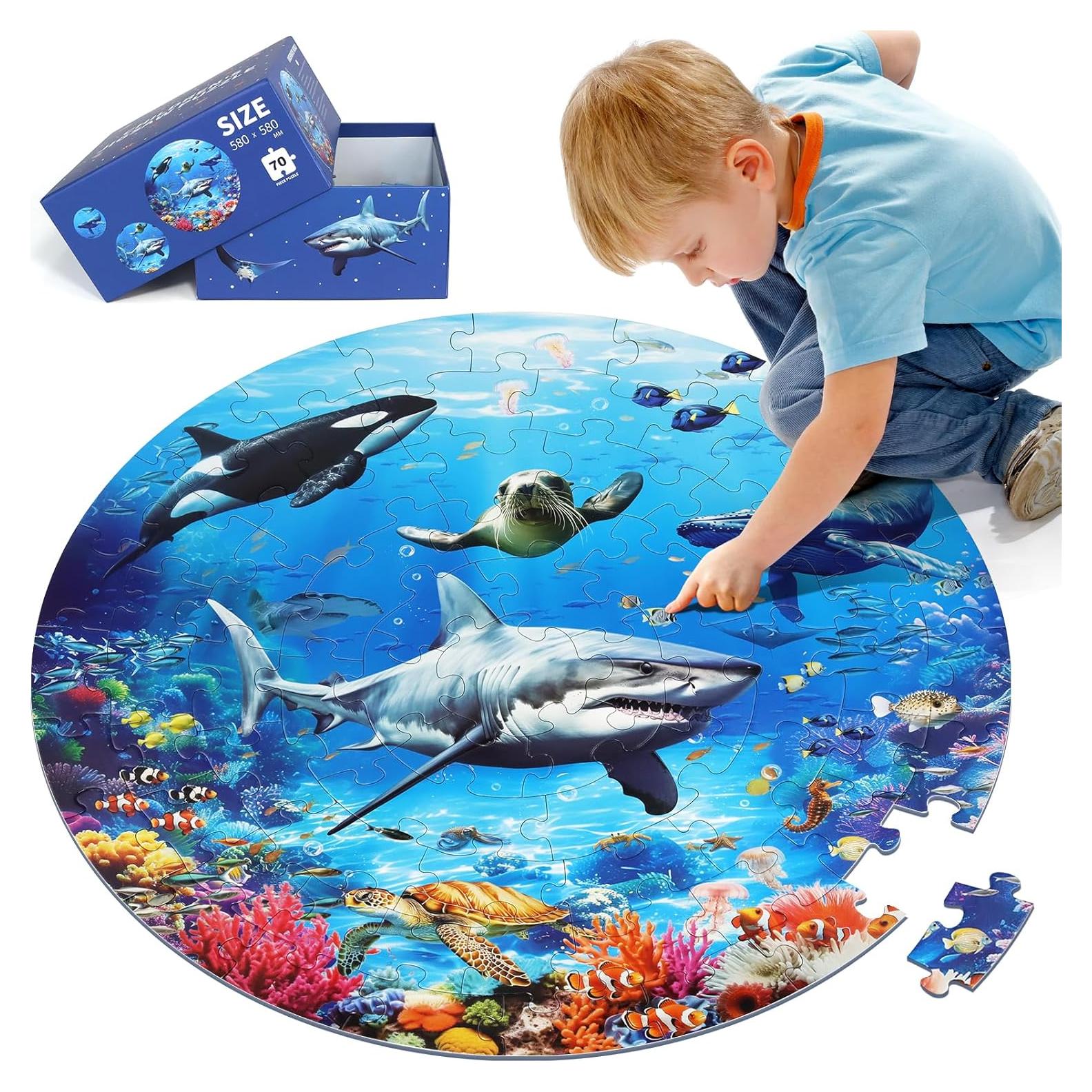 Rompecabezas Oceánico 70 Piezas DIGOBAY para Niños 3-8 Años