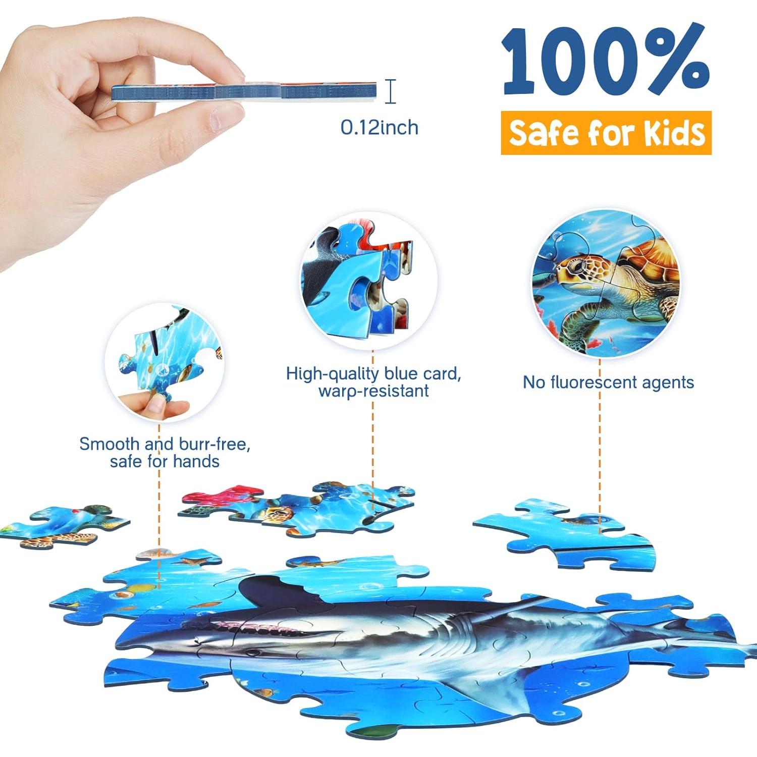 Rompecabezas Oceánico 70 Piezas DIGOBAY para Niños 3-8 Años