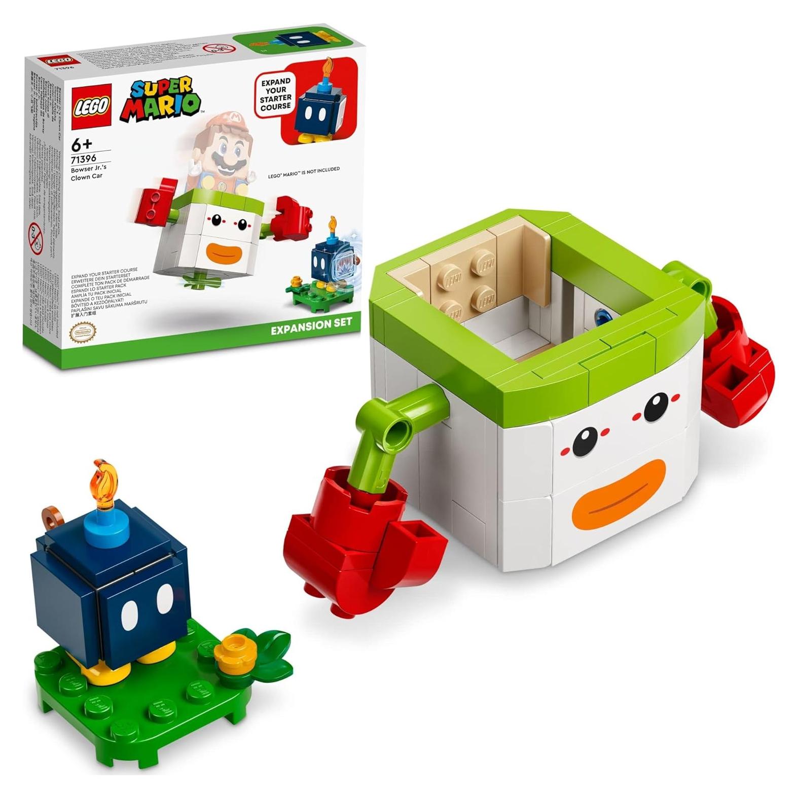 LEGO Super Mario Set de Expansión Auto de Payaso Bowser Jr. 84 Piezas