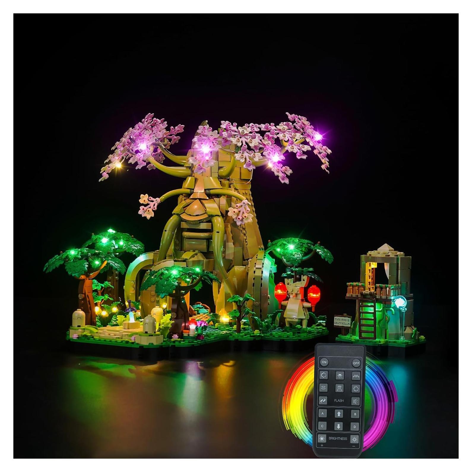 Kit de Luz LED Hilighting para Lego El Árbol Deku 2-en-1