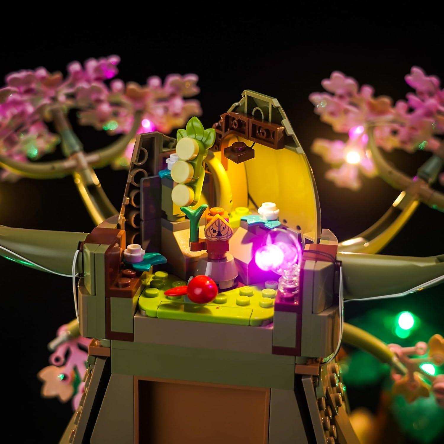 Kit de Luz LED Hilighting para Lego El Árbol Deku 2-en-1
