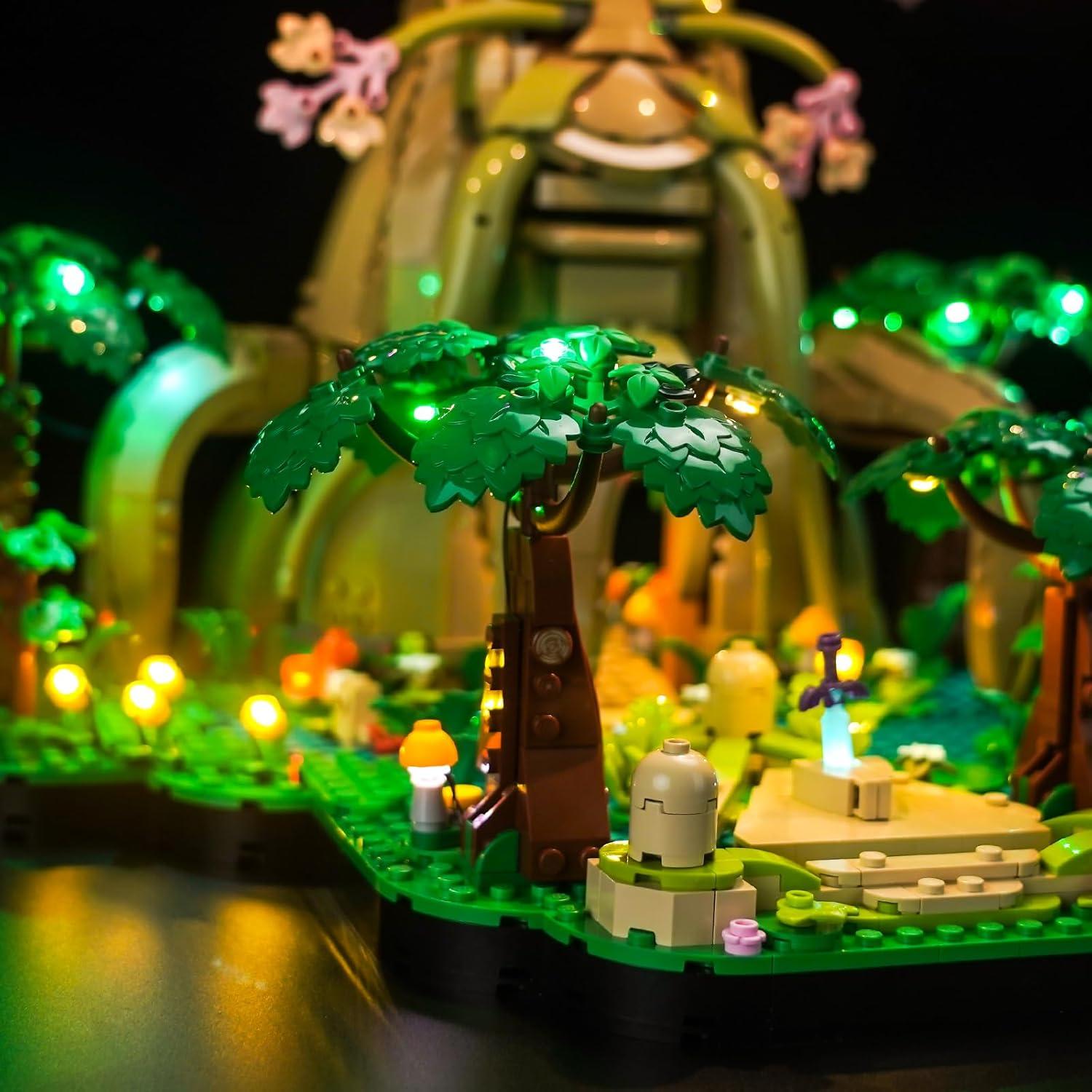 Kit de Luz LED Hilighting para Lego El Árbol Deku 2-en-1