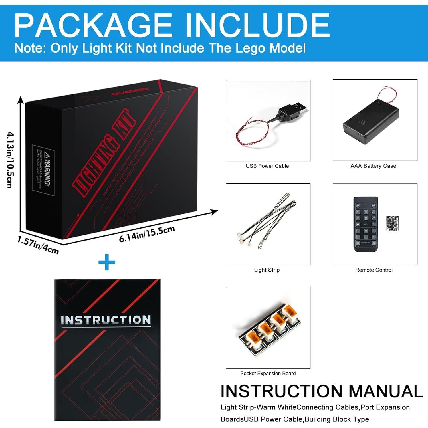 Kit de Luz LED Hilighting para Lego El Árbol Deku 2-en-1