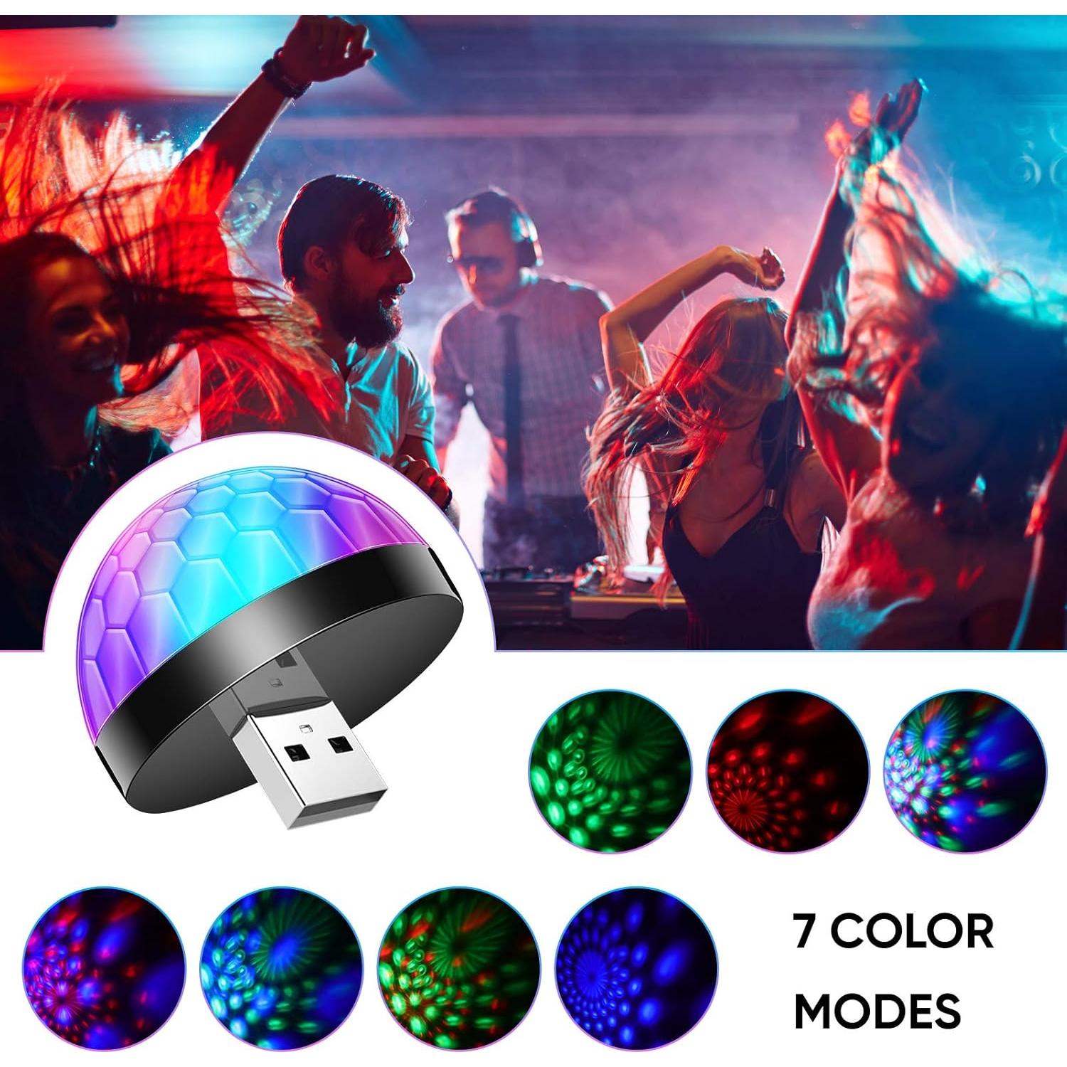 Luces Estroboscópicas USB Honoson 12 Piezas LED Fiesta