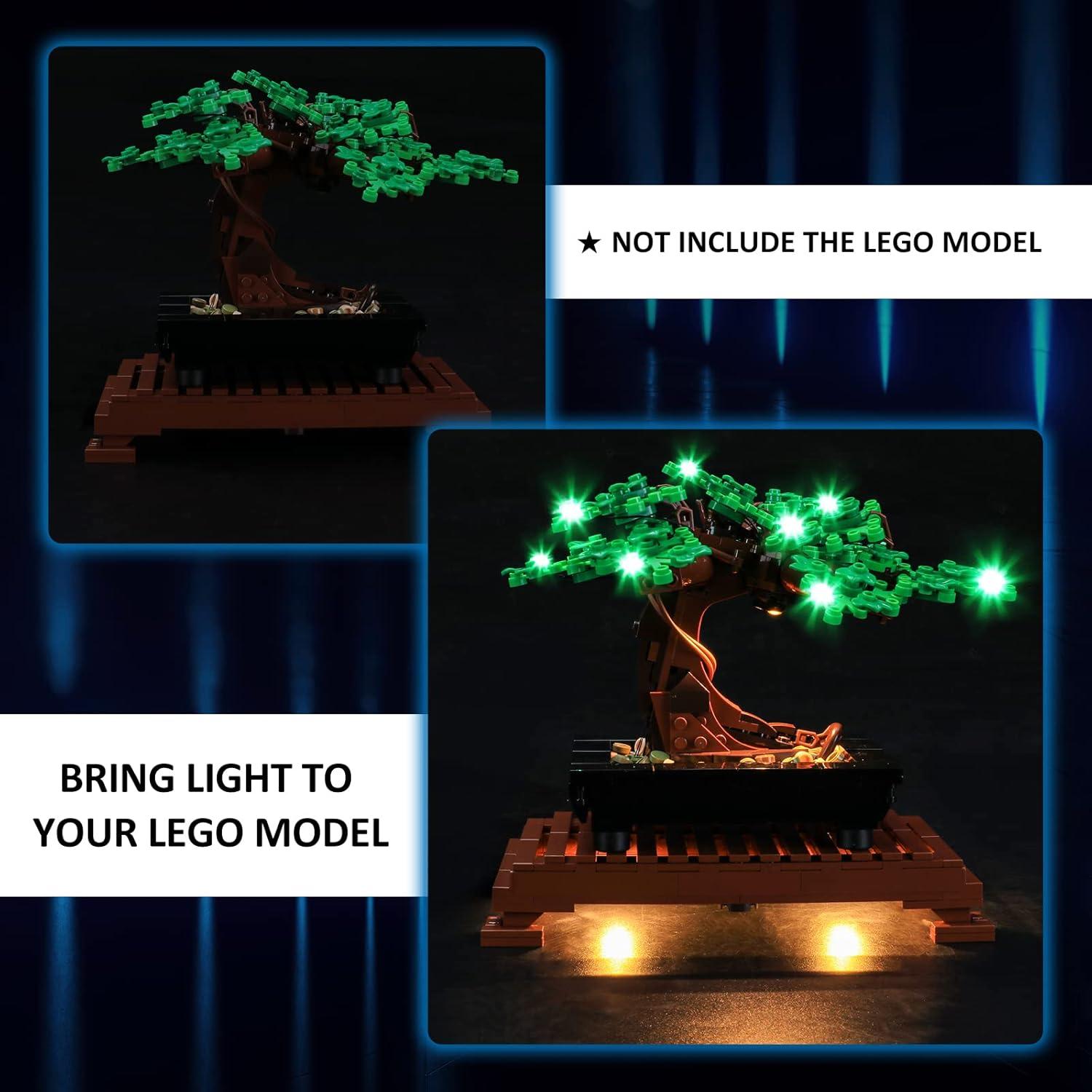 Kit de Luz LED YEABRICKS para Lego Bonsai 10281 Verde