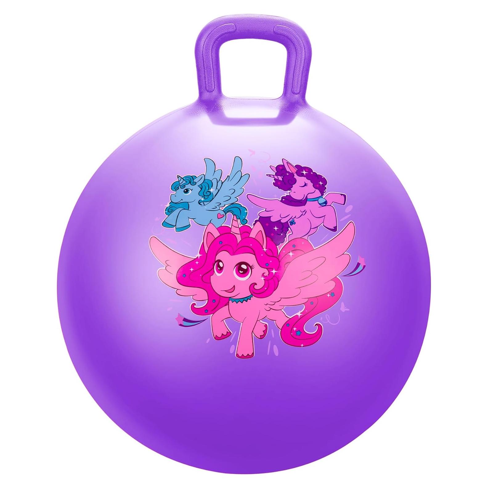 Pelota Saltarina U&C Planet 45 cm Unicornio para Niños