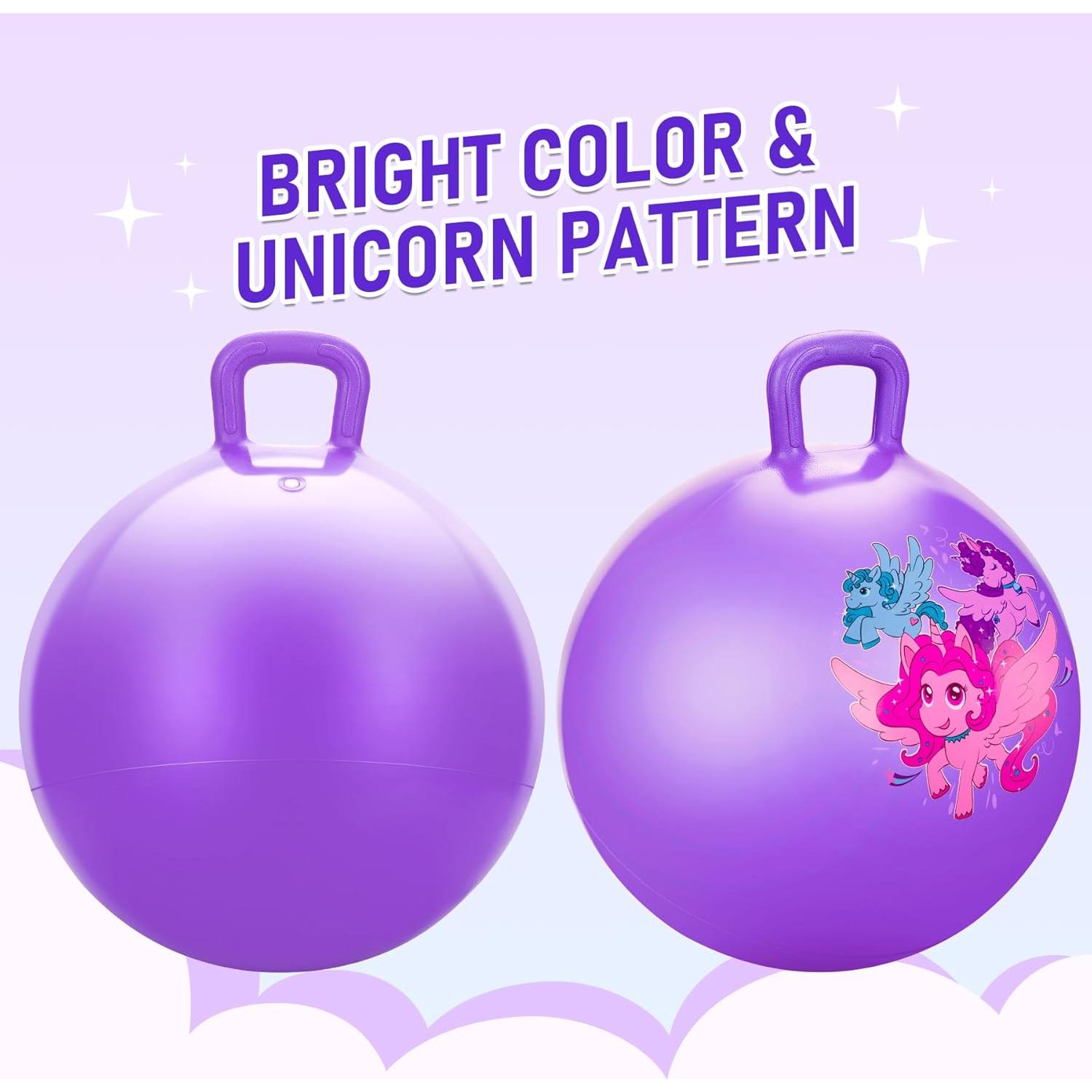 Pelota Saltarina U&C Planet 45 cm Unicornio para Niños