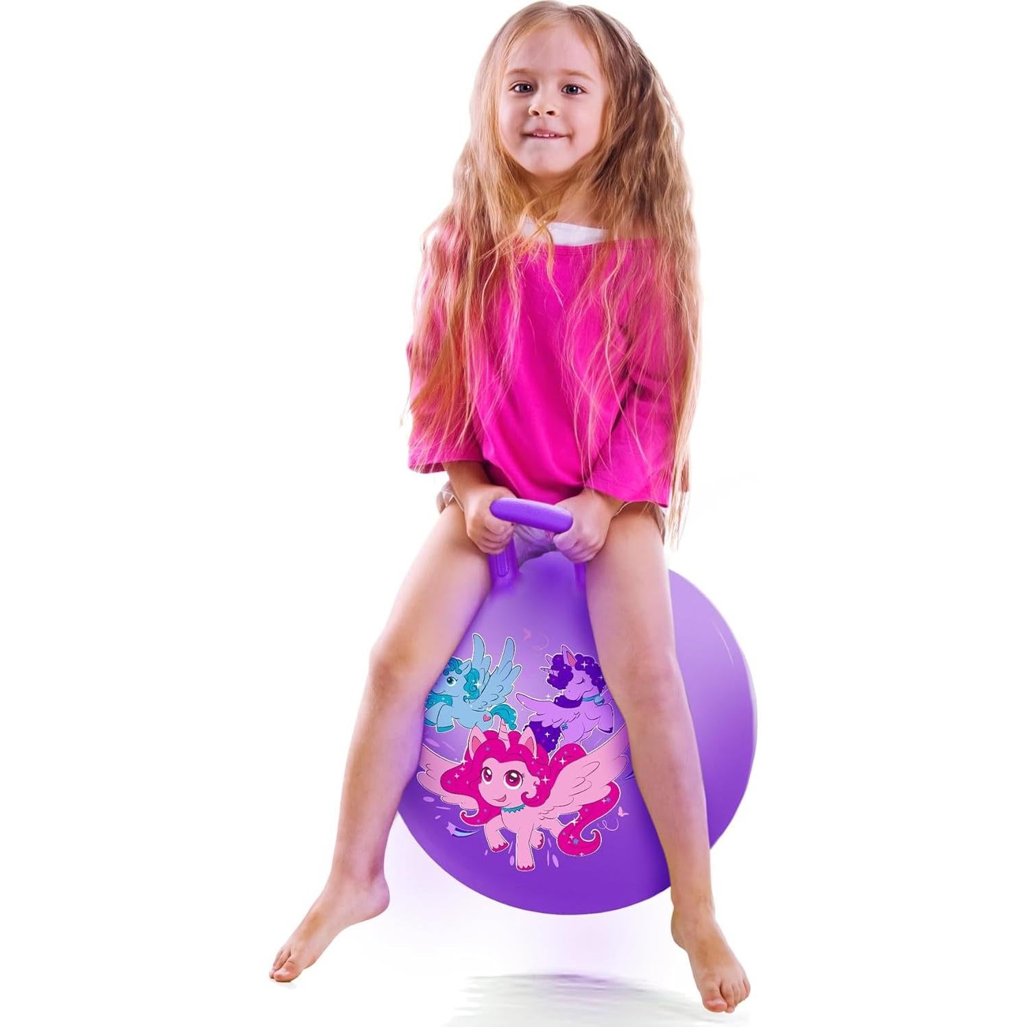 Pelota Saltarina U&C Planet 45 cm Unicornio para Niños