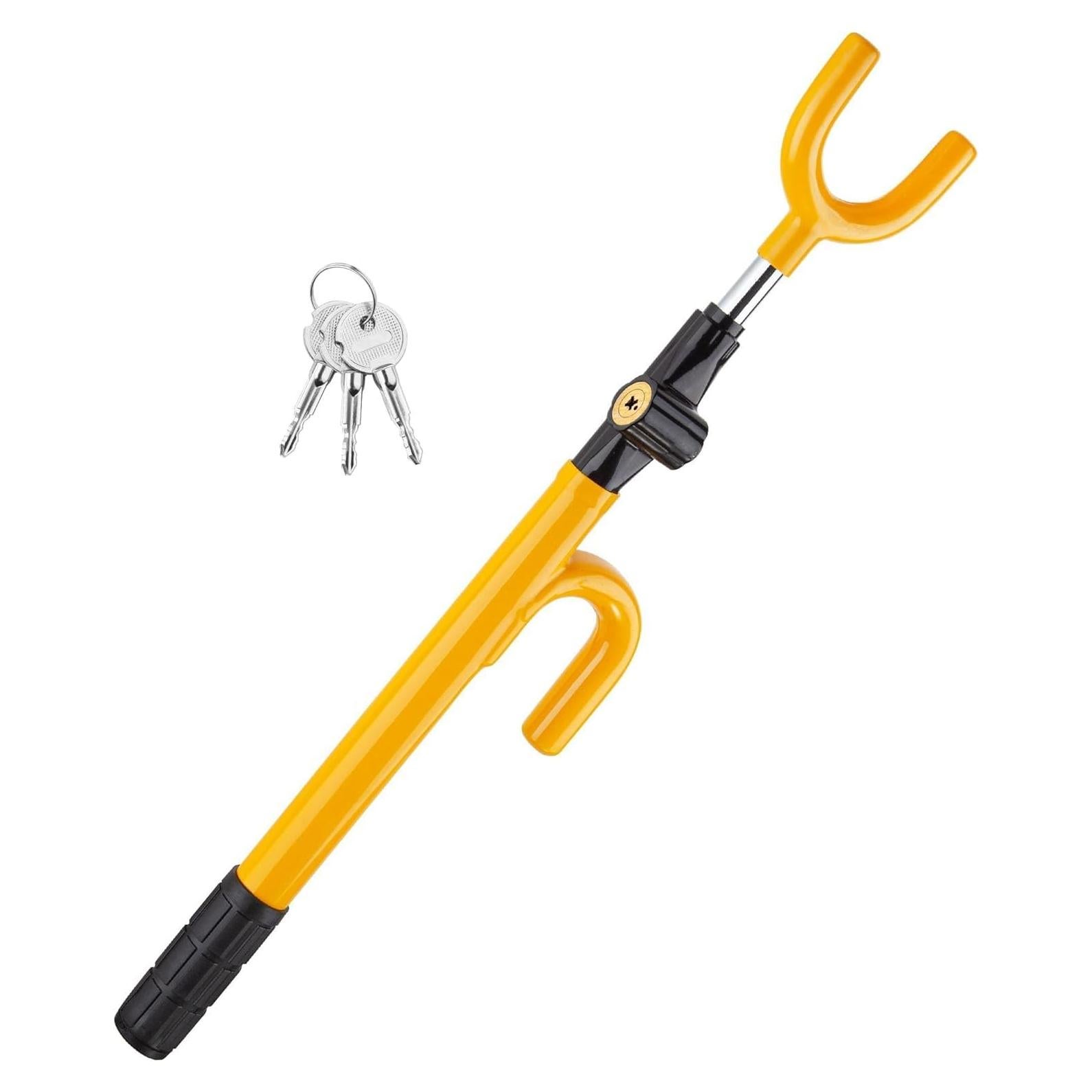 Cerradura de Volante CARTMAN IN-6008 Antirrobo Ajustable