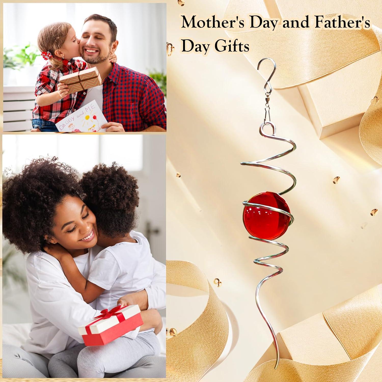 Esfera de Observación Eiryhope con Orb de Vidrio Rojo 33 cm