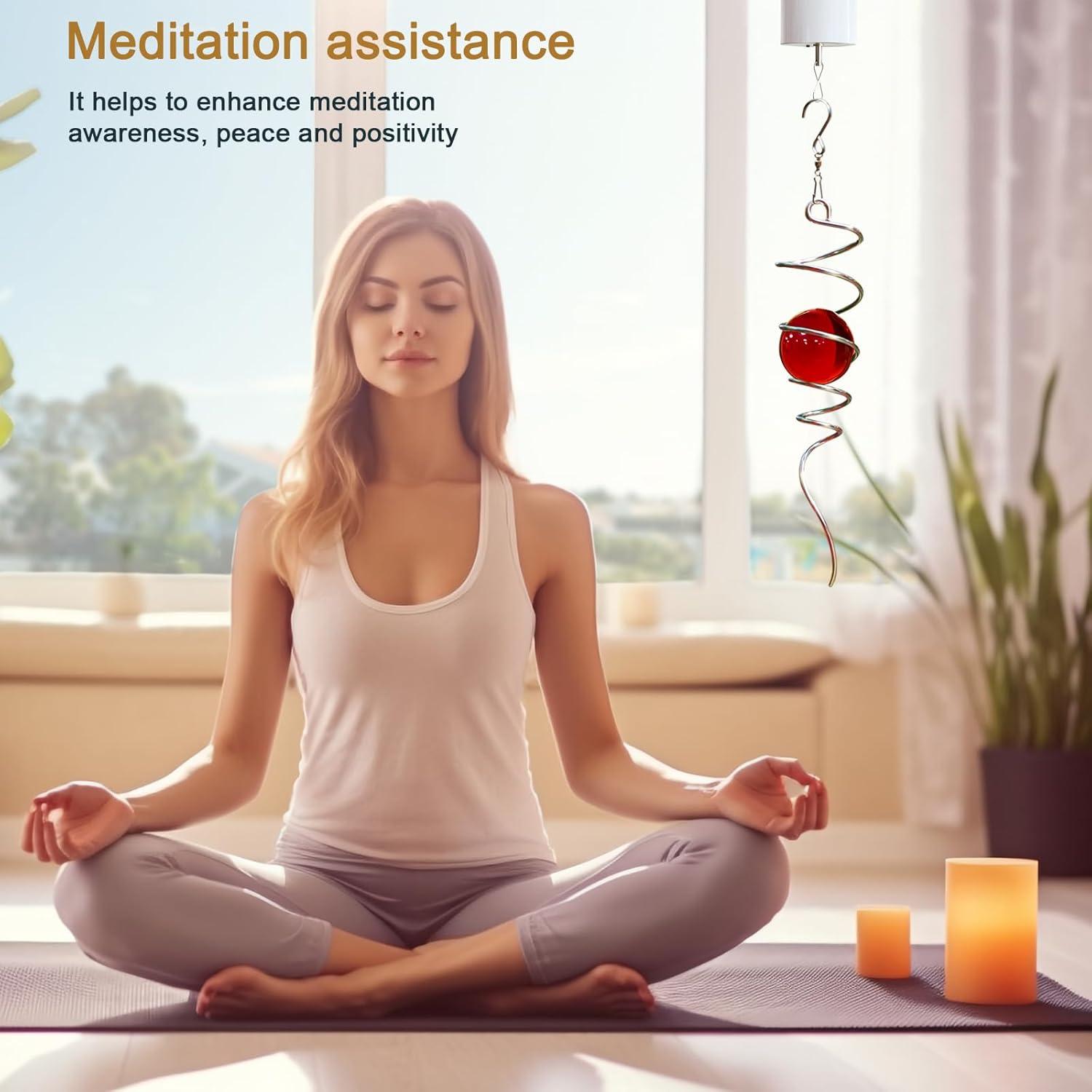 Esfera de Observación Eiryhope con Orb de Vidrio Rojo 33 cm