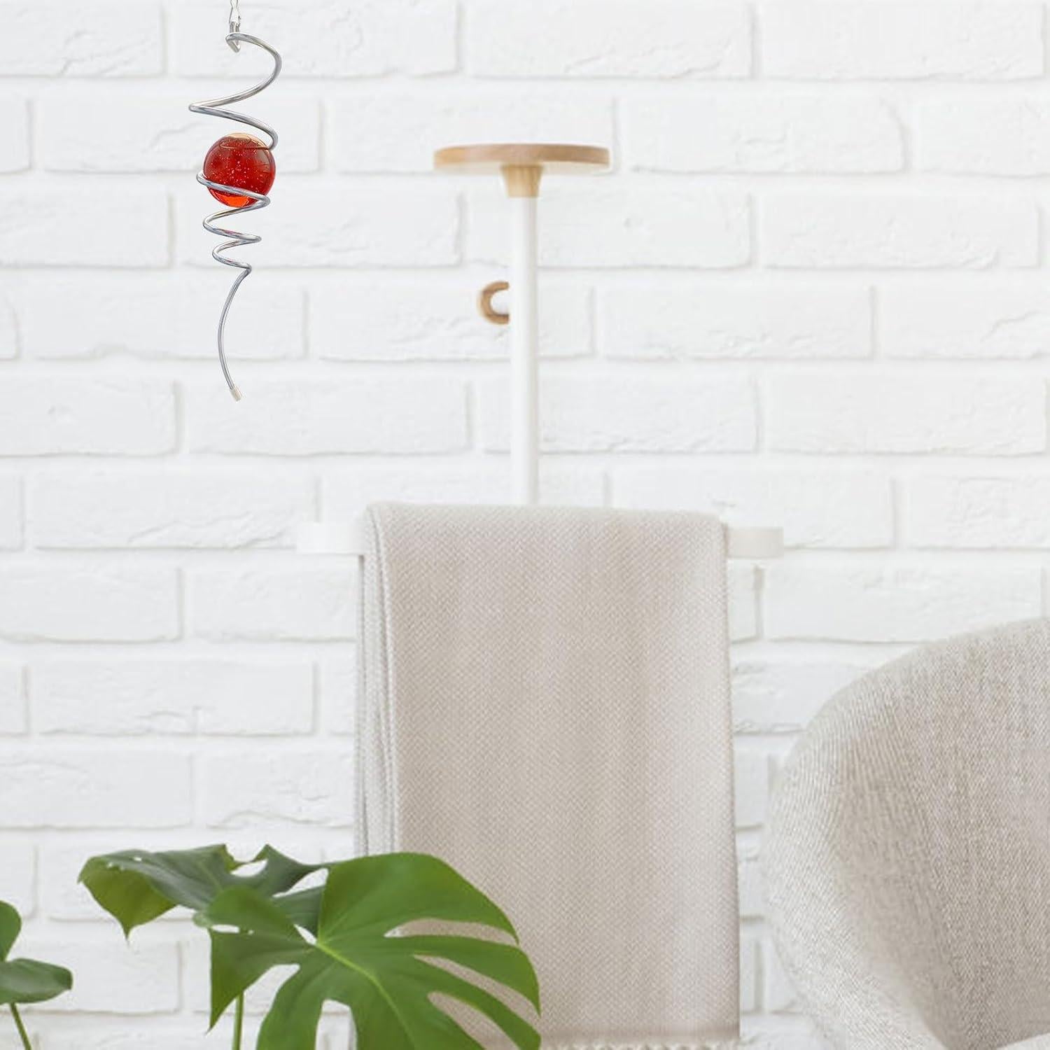 Esfera de Observación Eiryhope con Orb de Vidrio Rojo 33 cm