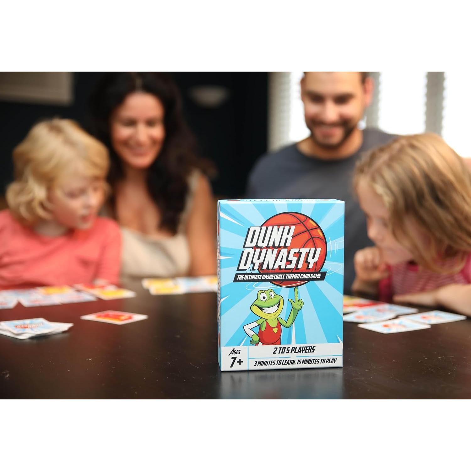 Juego de Cartas Dinastía Dunk - Baloncesto Estratégico 2-5 Jugadores