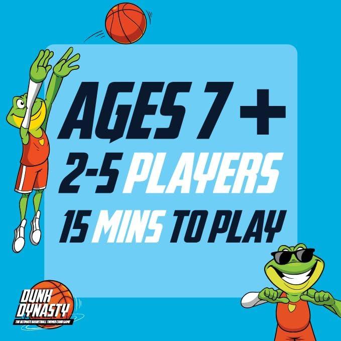 Juego de Cartas Dinastía Dunk - Baloncesto Estratégico 2-5 Jugadores