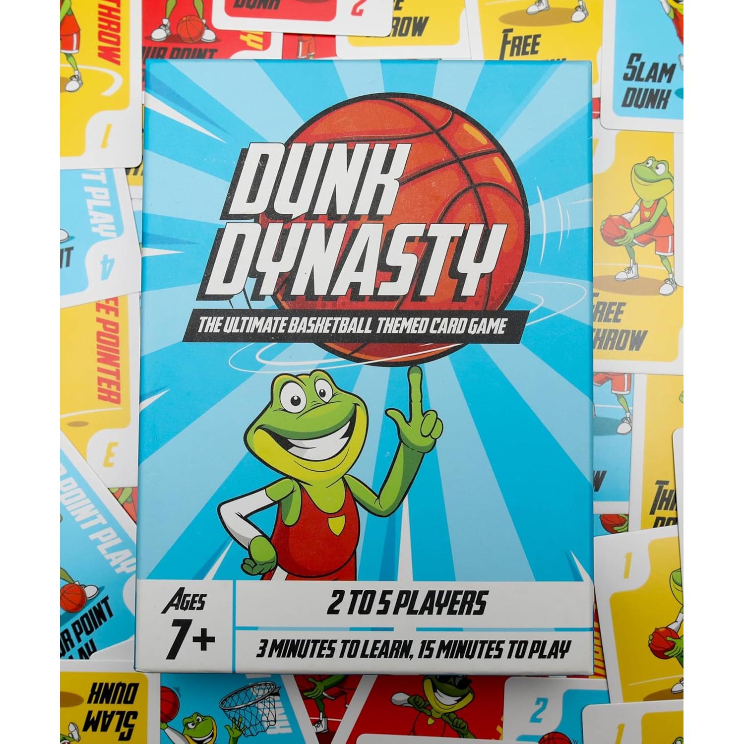Juego de Cartas Dinastía Dunk - Baloncesto Estratégico 2-5 Jugadores
