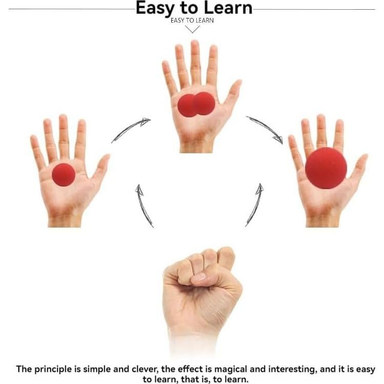 Bola de Esponja Mágica SUMRICA 6PCS 4.5cm para Magia