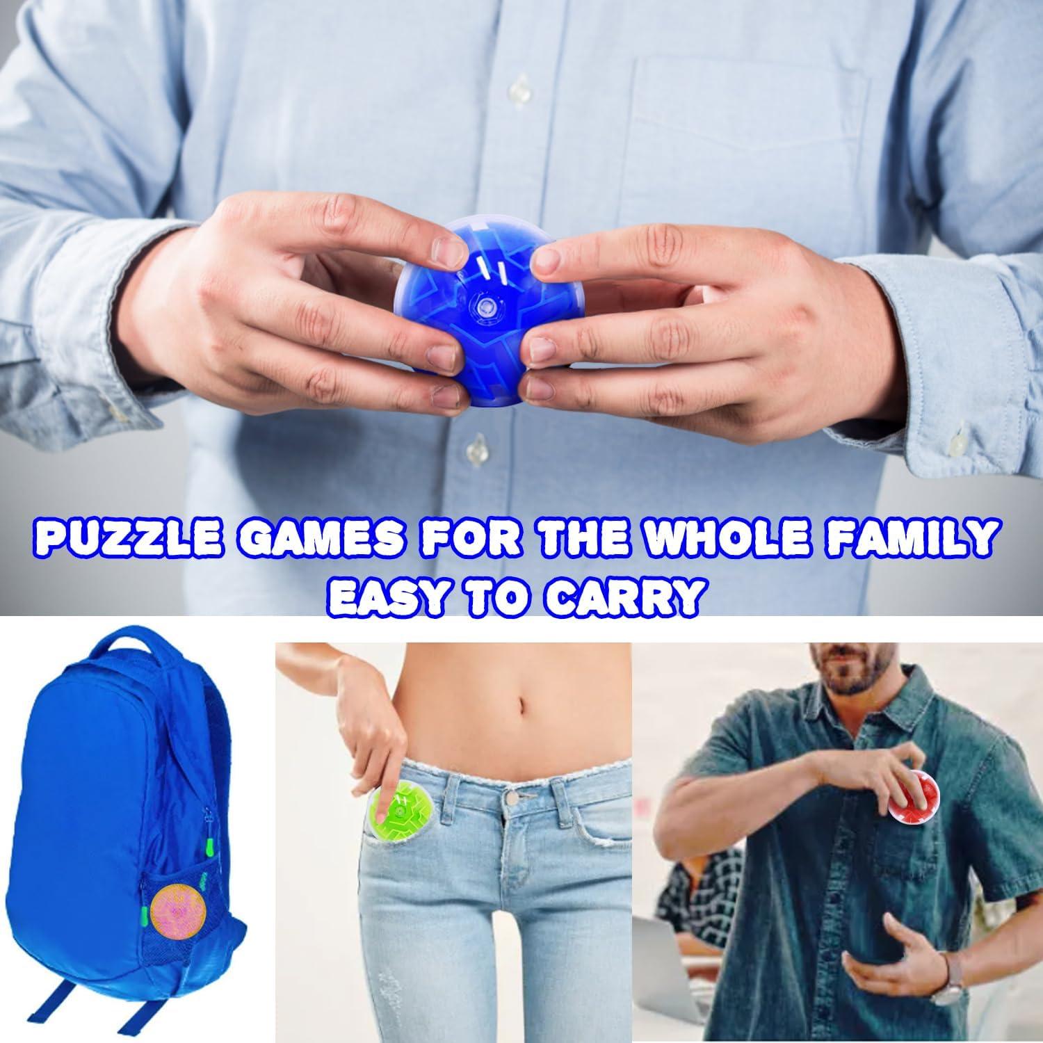 Paquete de 50 Juguetes de Laberinto 3D para Niños