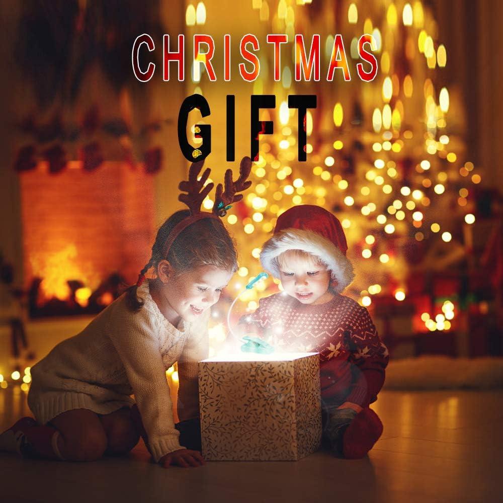 Luz de libro recargable Vekkia BK-03-BU, 3 brillos, 70h