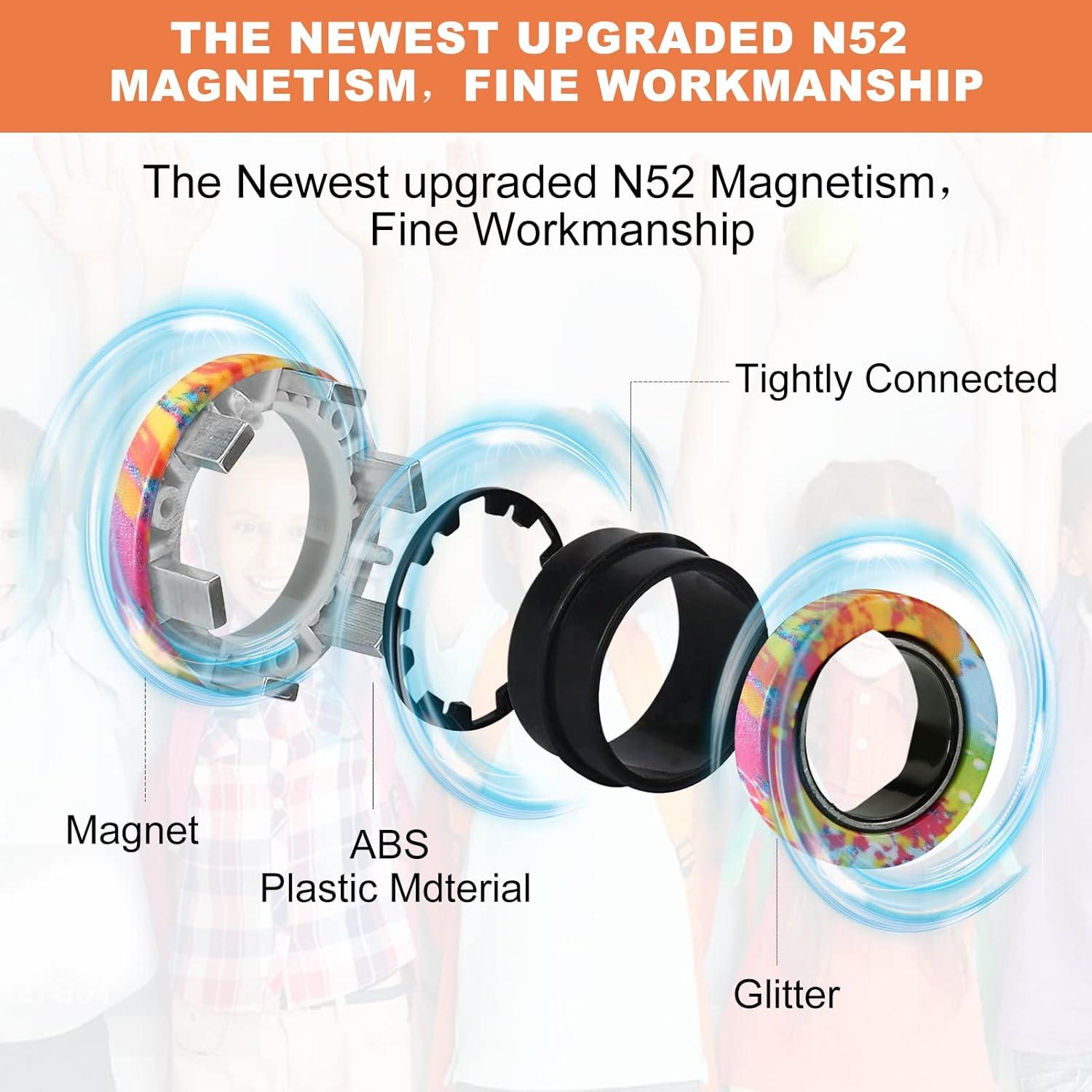 Juego de 12 Anillos Magnéticos Antiestrés MBOUTrising