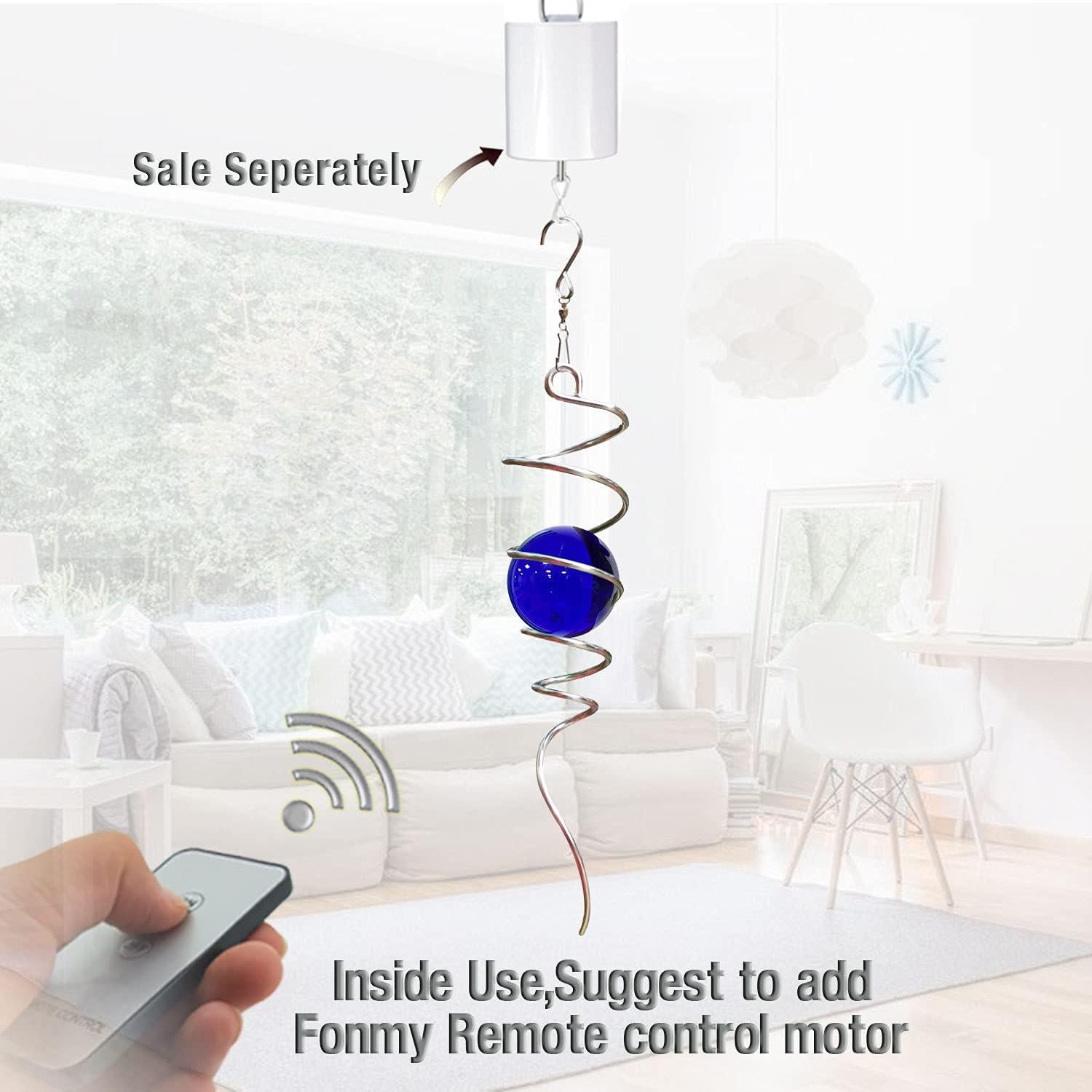 FONMY Spinner Decorativo de Viento 33 cm con Cola Espiral