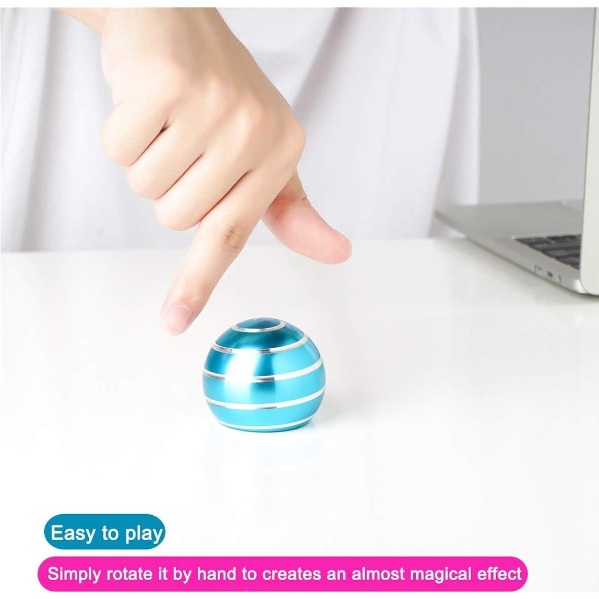 Juguete Cinético Samisoler GL-03-BL Alivio Estrés Azul