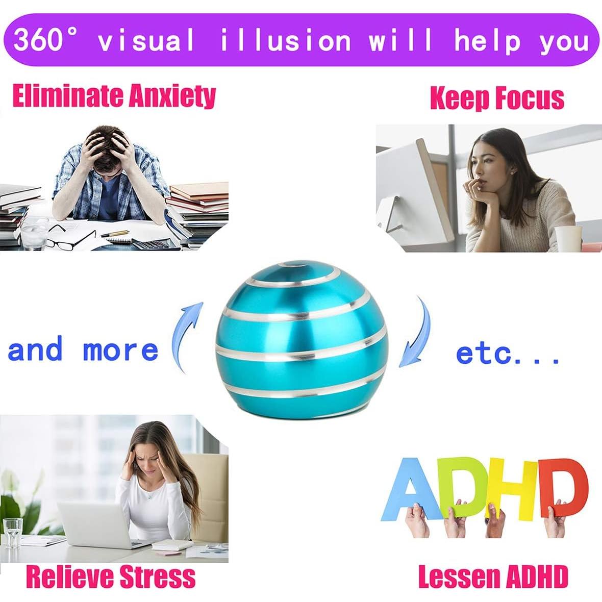 Juguete Cinético Samisoler GL-03-BL Alivio Estrés Azul