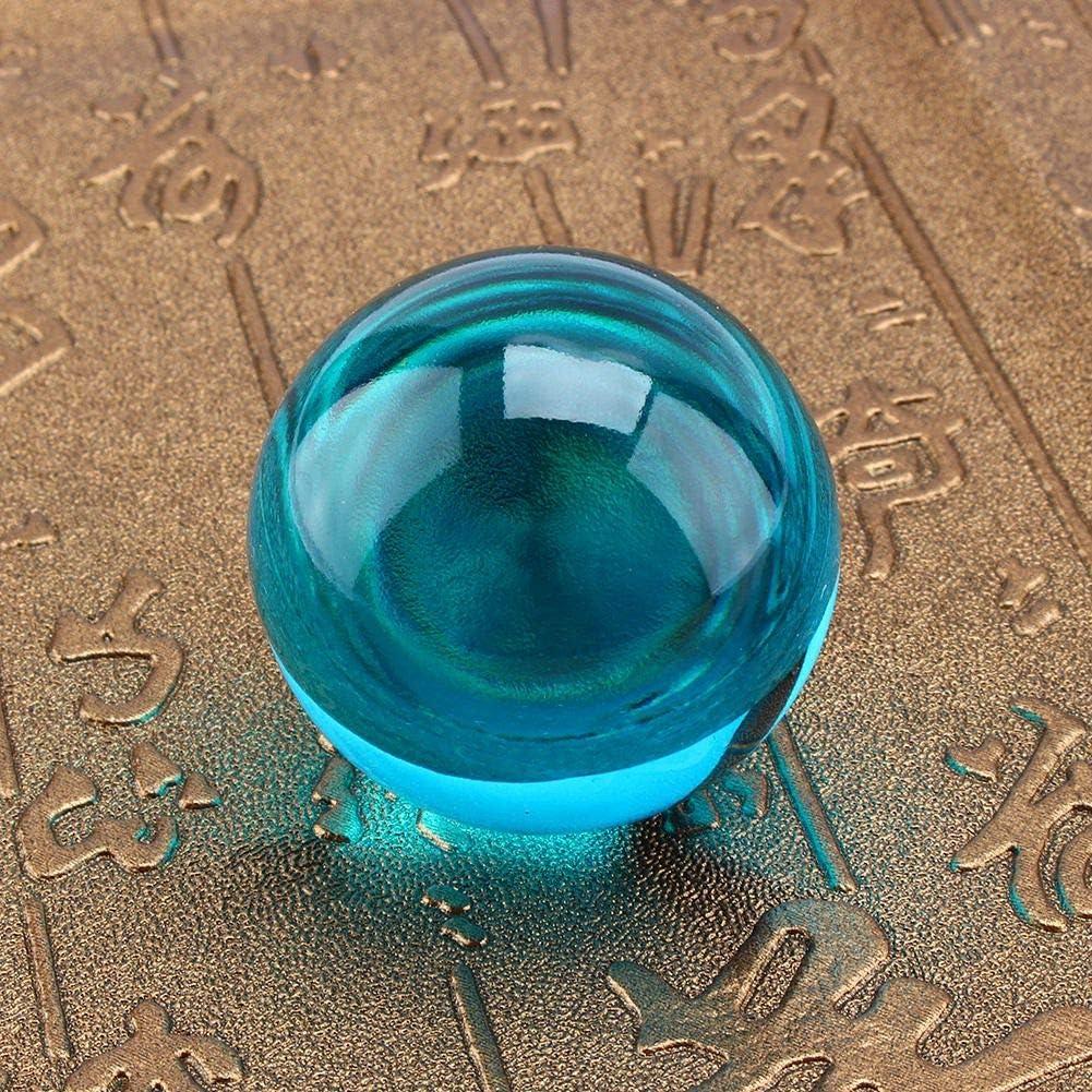 Esfera de Cristal K9 Azul Real Yosoo con Base 40mm
