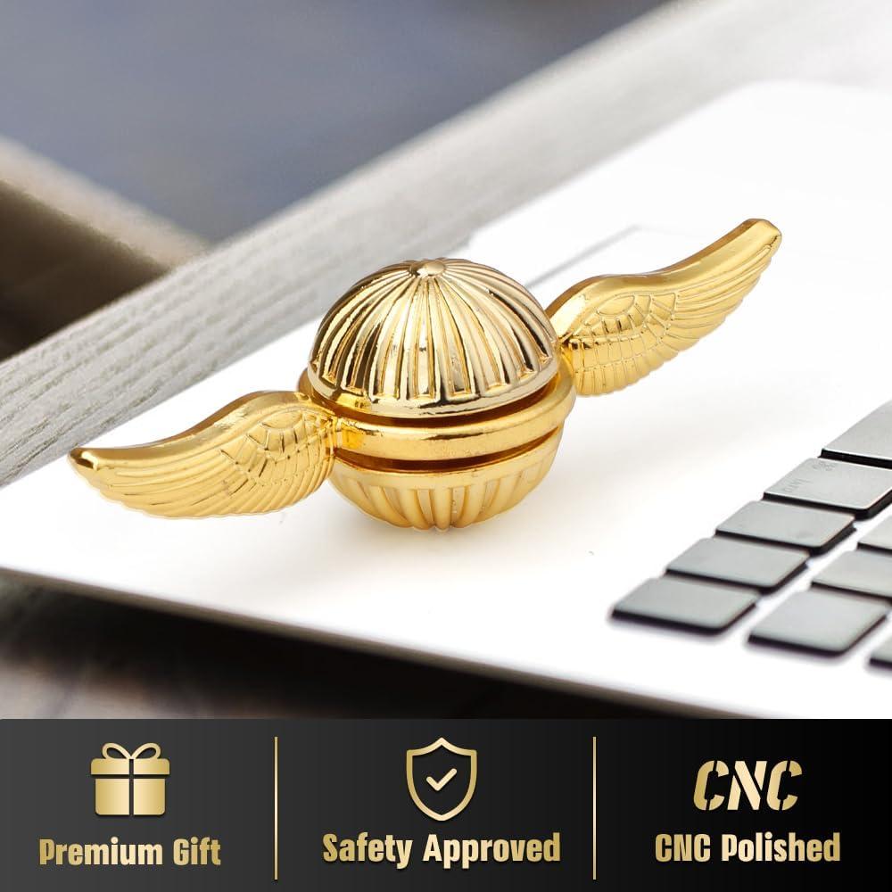 Spinner Fidget Dorado LNCOJOLM Alivio Estrés 15x12cm