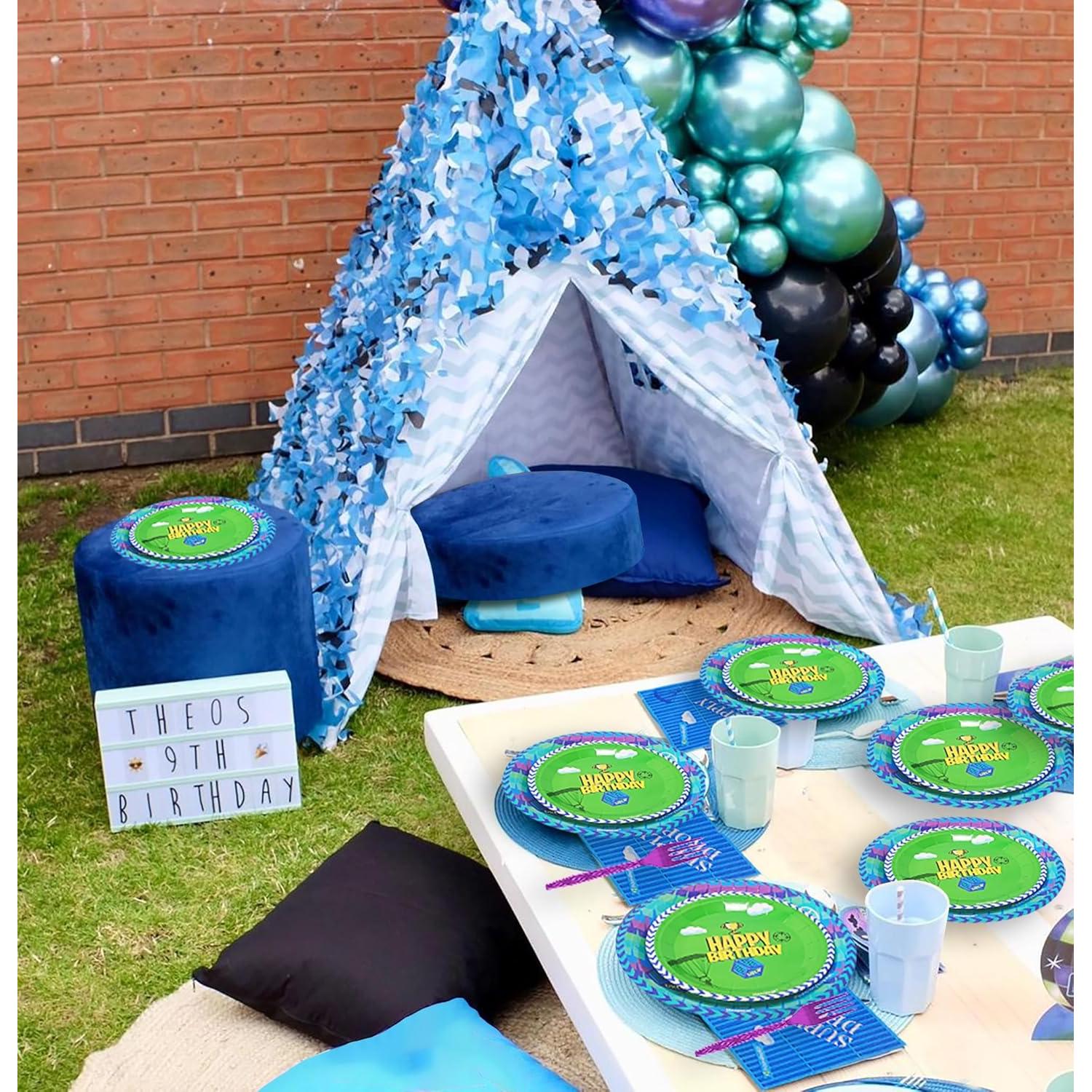 Set de Vajilla para Fiesta de Videojuegos Haxpacal 64 Piezas