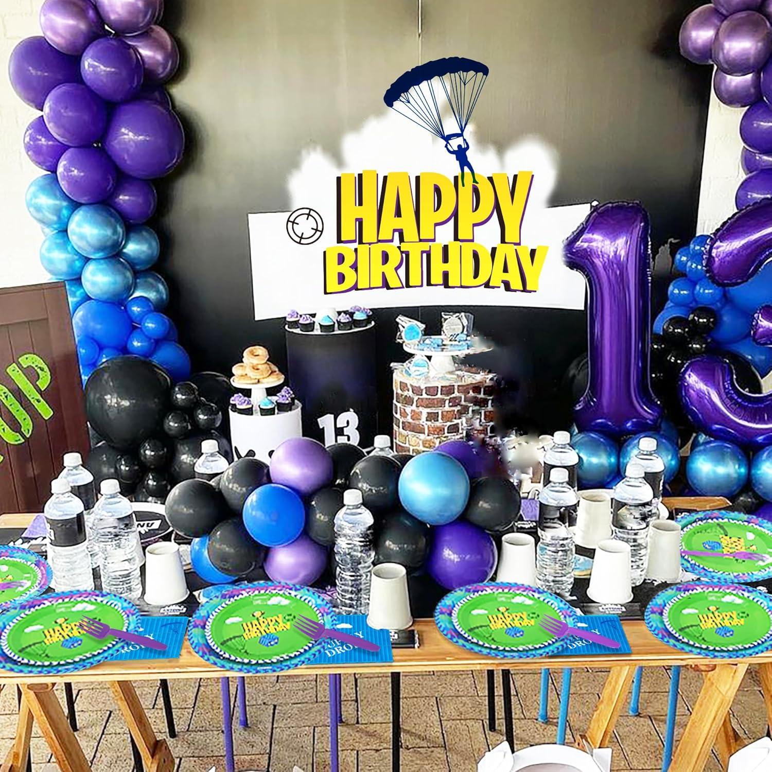 Set de Vajilla para Fiesta de Videojuegos Haxpacal 64 Piezas