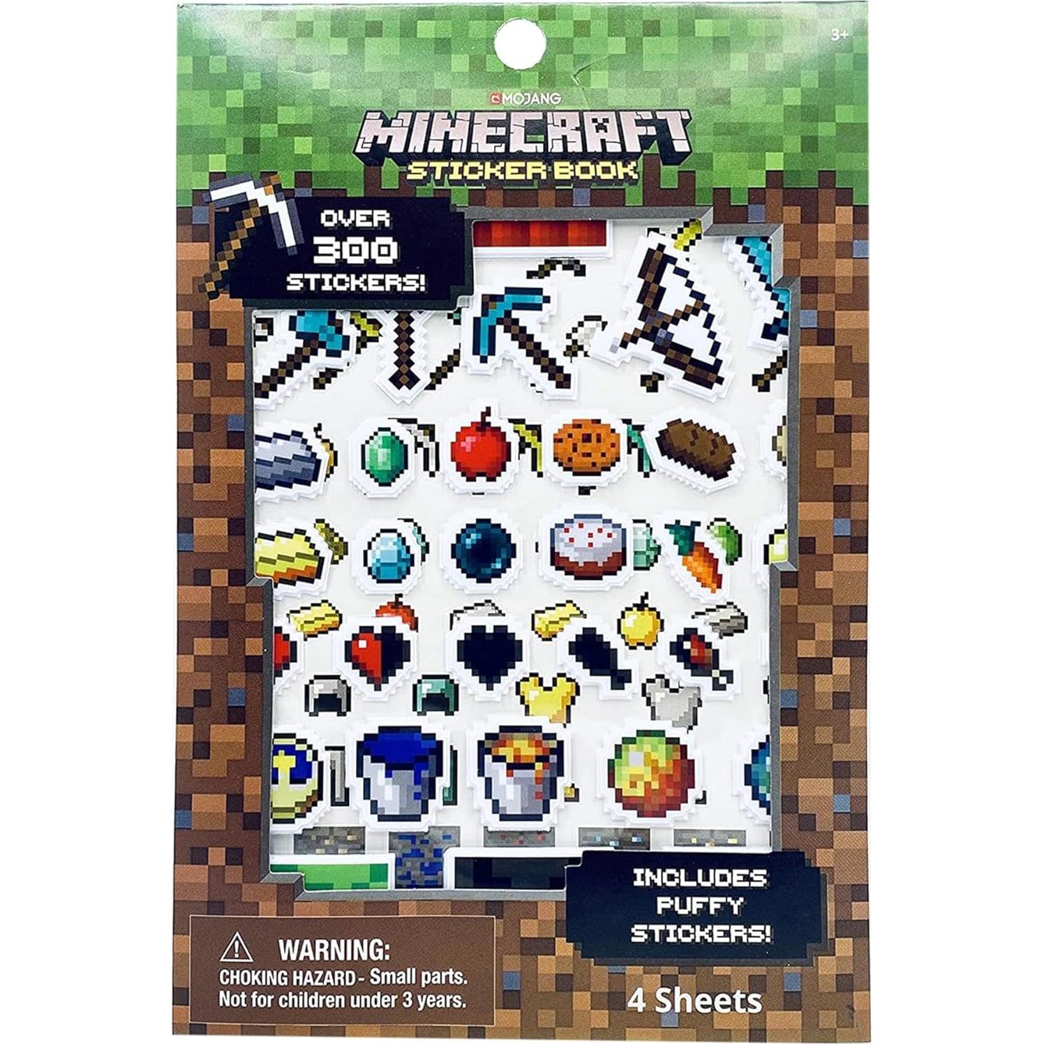 Libro de Stickers Minecraft TUGOKU para Niños - 300 Stickers