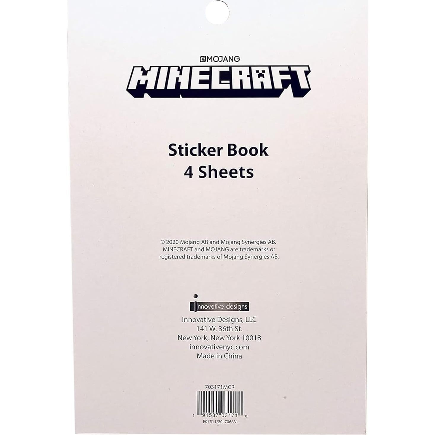 Libro de Stickers Minecraft TUGOKU para Niños - 300 Stickers