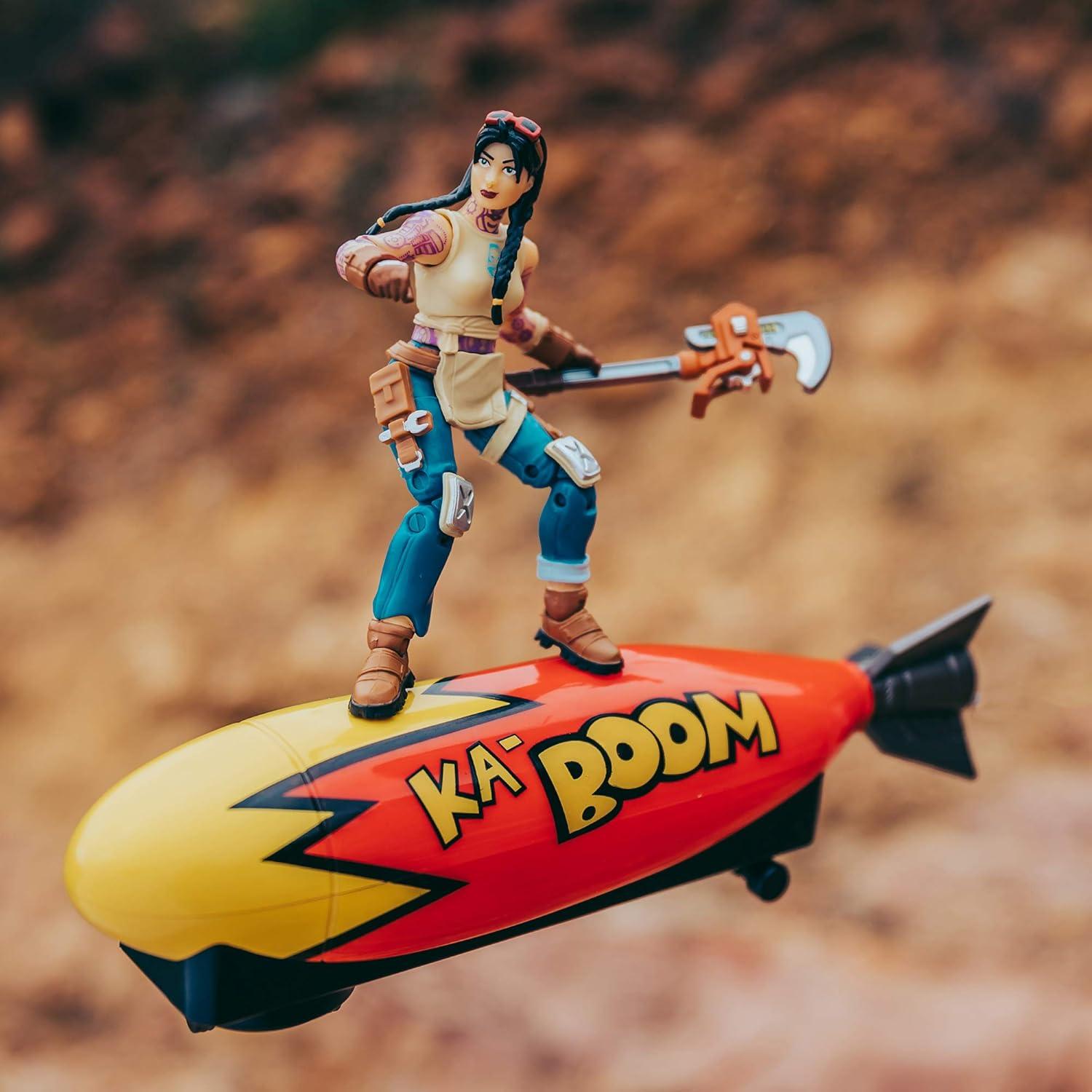 Planeador Bombs Away! Jazwares Fortnite con figura Jules 10 cm