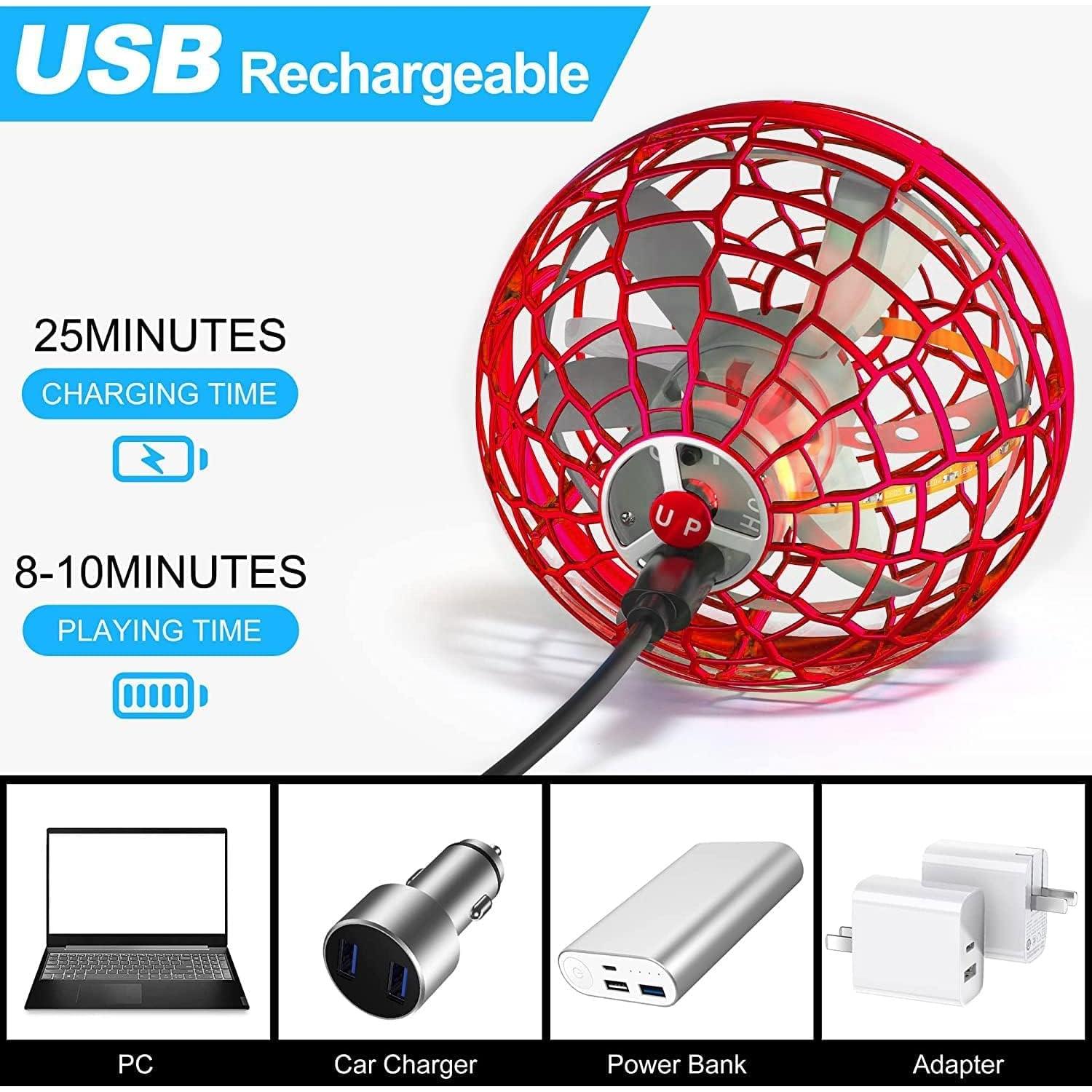 Bola Voladora Amoyasite TSM004 Rojo para Niños 6+ Años