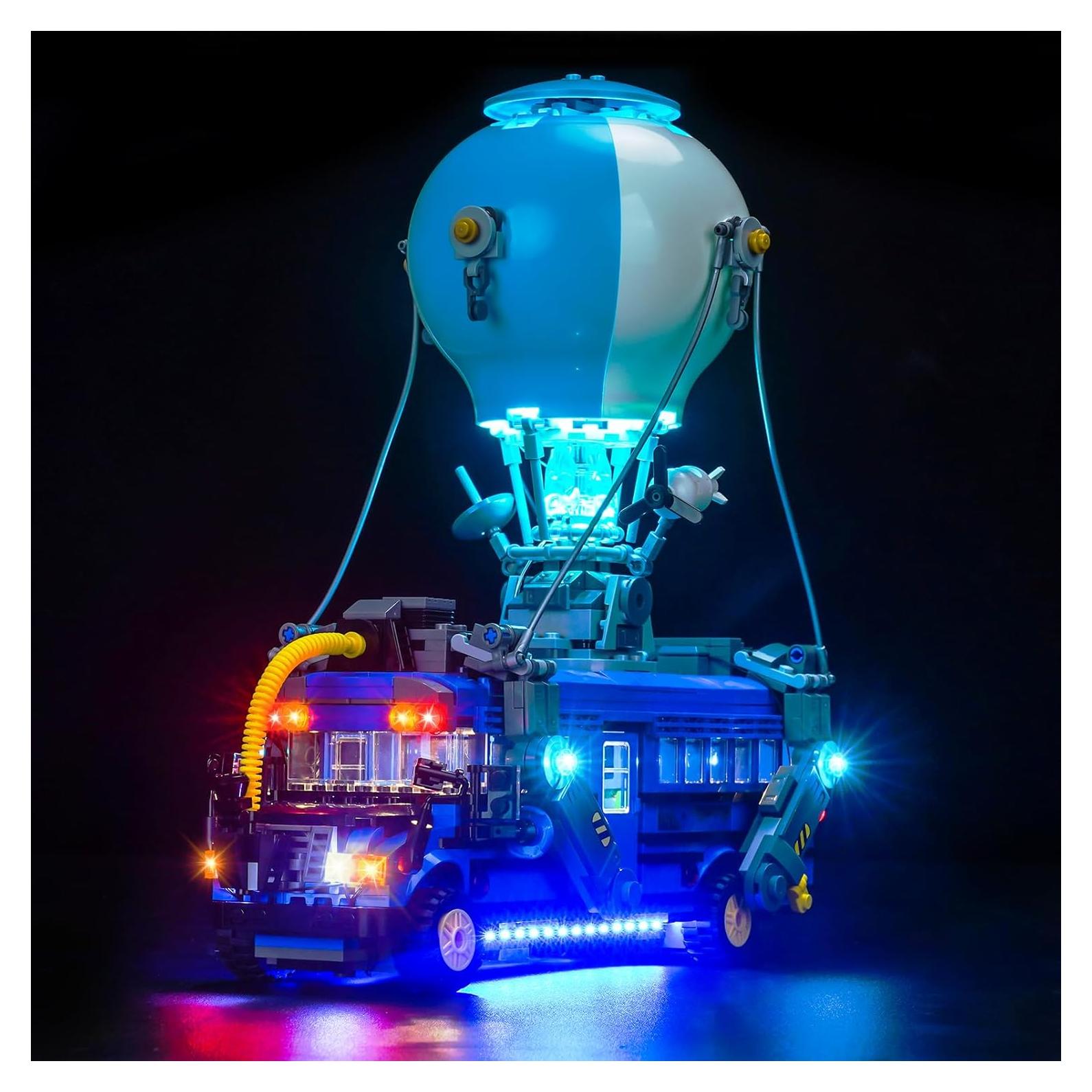 Kit de Luz LED LocoLee para LEGO Battle Bus 77073 - Iluminación Creativa